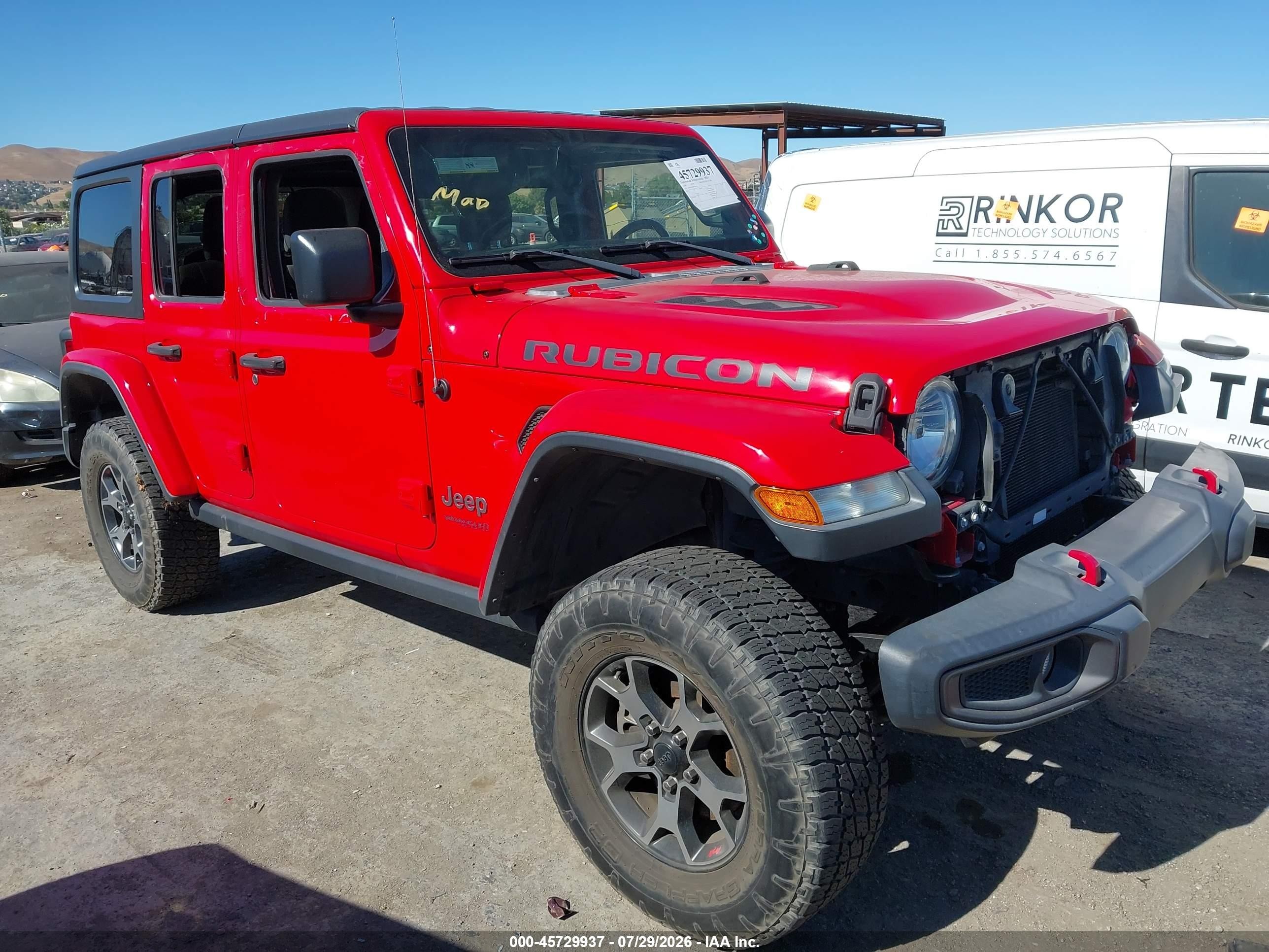 2018 Jeep Wrangler Unlimited Rubicon, VIN 1C4HJXFG8JW128126 — Normal wear