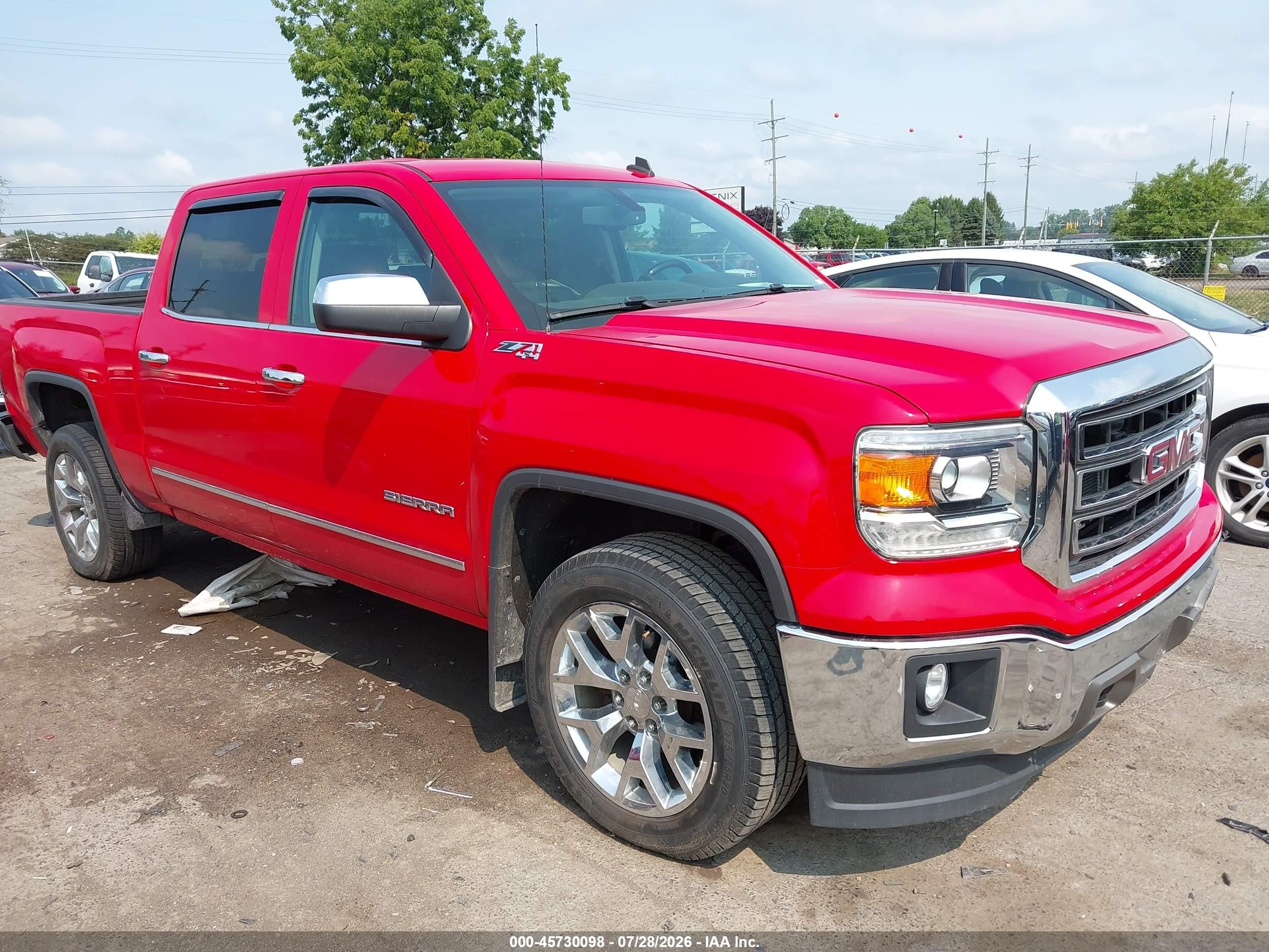 2014 GMC Sierra 1500 SLT, VIN 3GTU2VECXEG263644 — Rear end