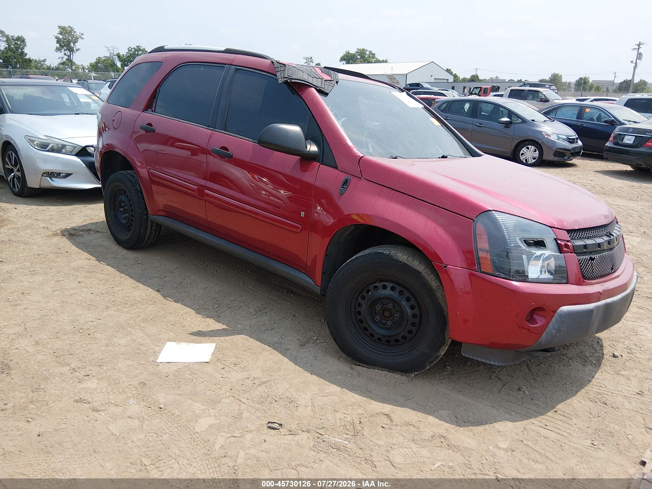 2006 Chevrolet Equinox LS, VIN 2CNDL23F466192362 — Front end