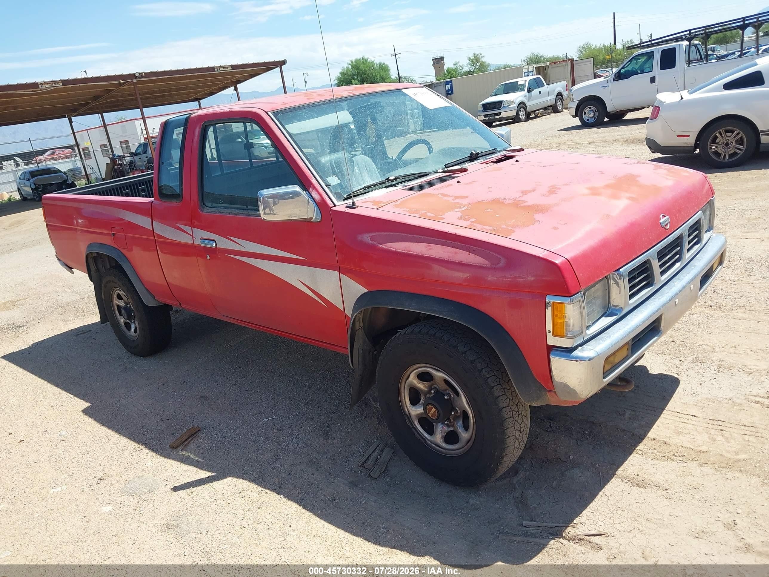 1994 Nissan Frontier SE, VIN 1N6HD16Y9RC387876 — Normal wear