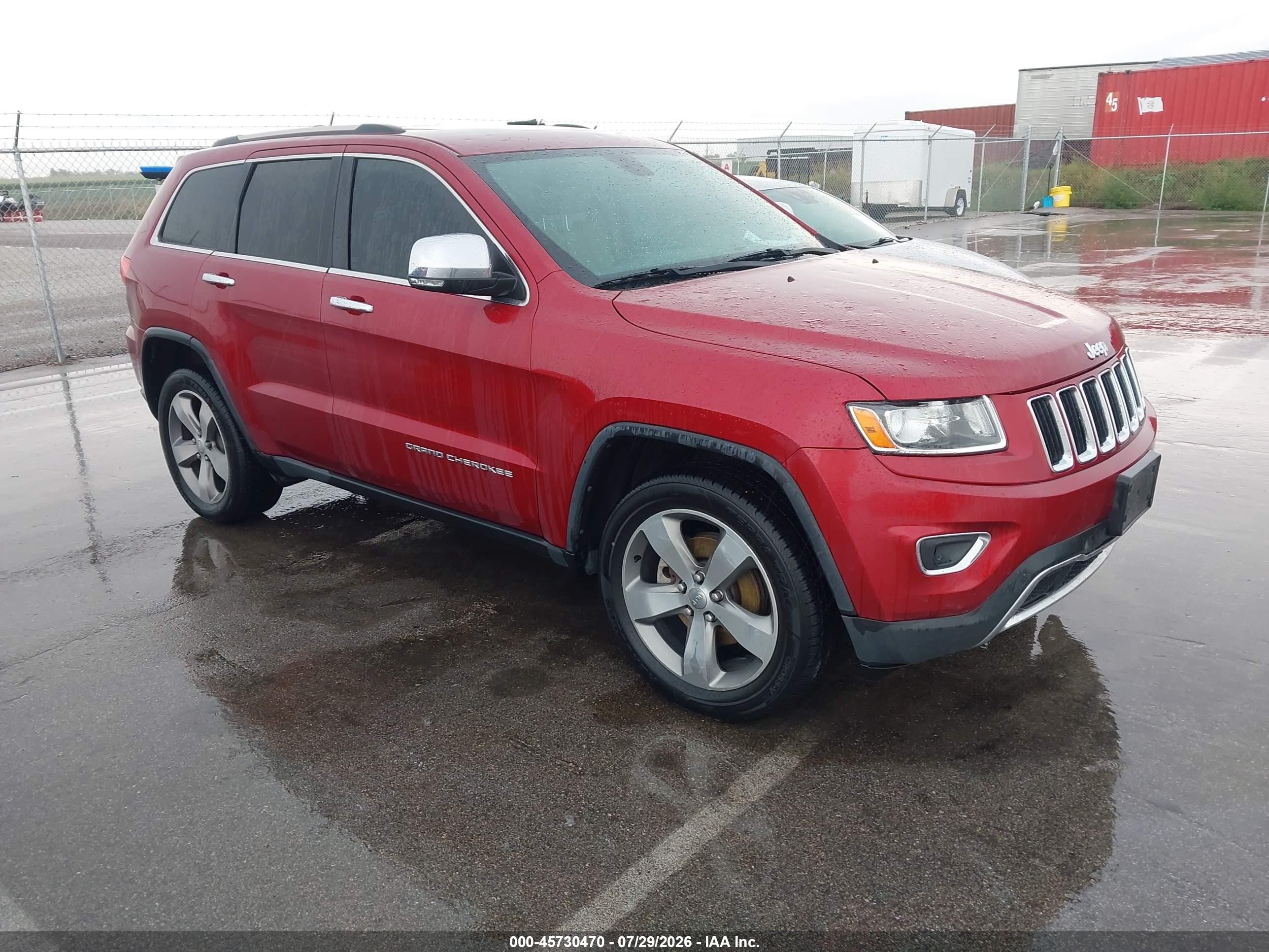 2014 Jeep Grand Cherokee Limited, VIN 1C4RJFBG7EC101933 — Hail