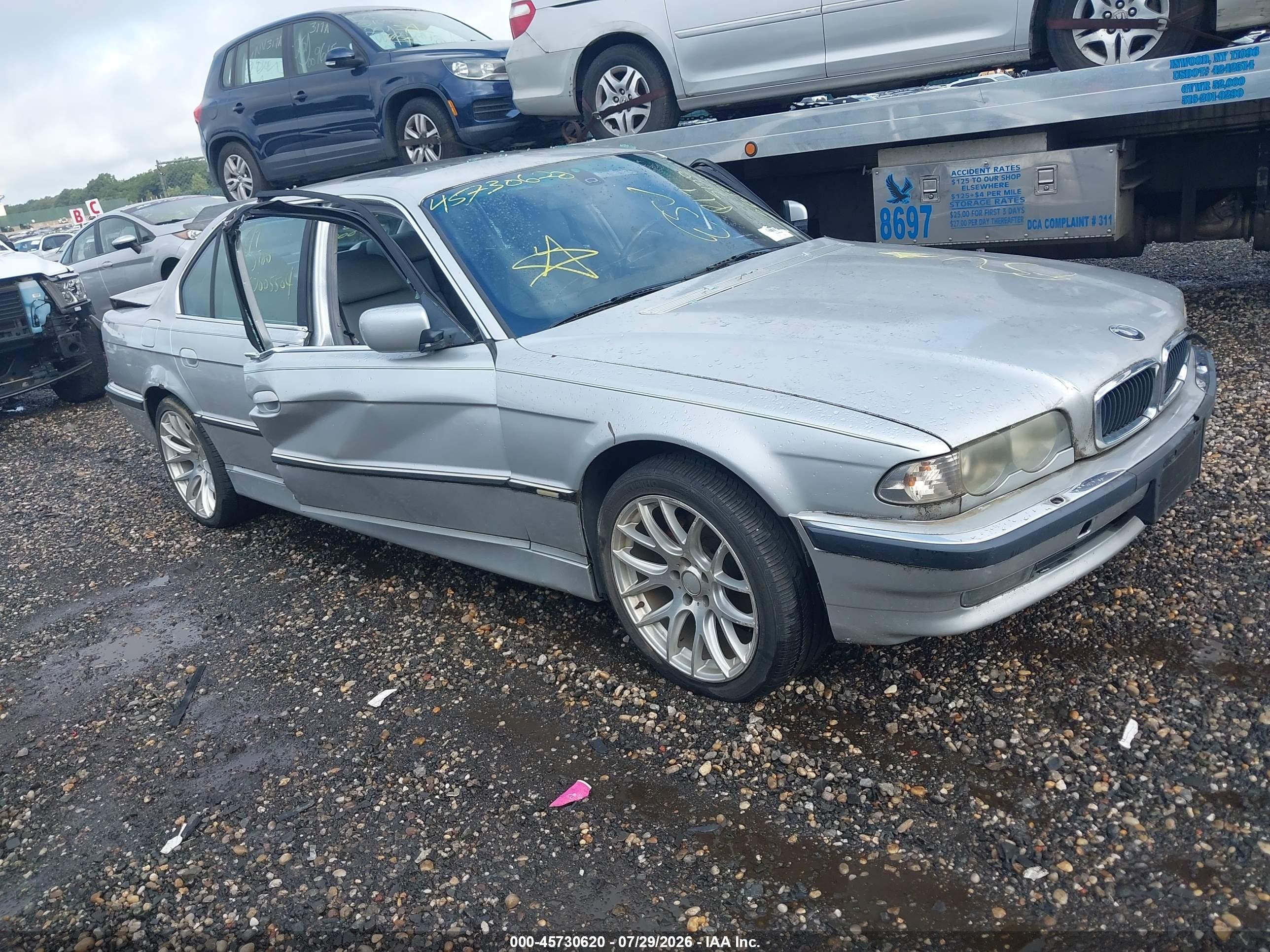 2001 BMW 7 Series 740iL, VIN WBAGH83471DP21931 — Side