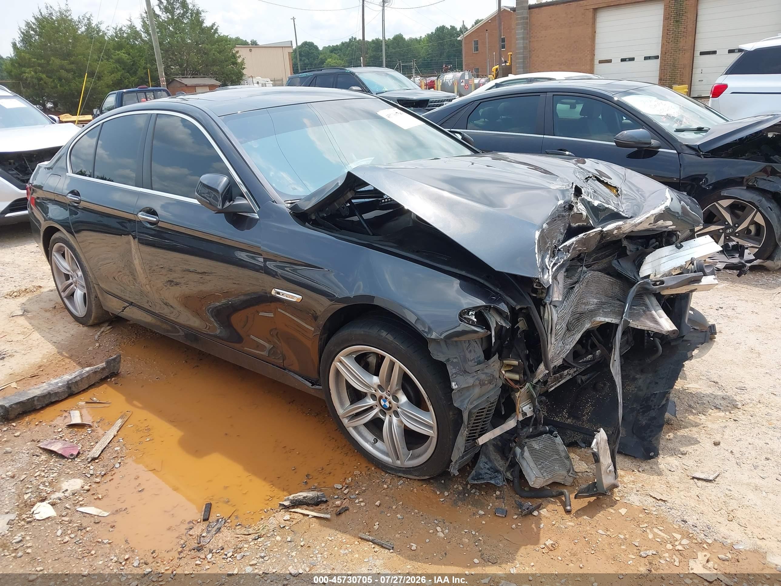 2014 BMW 5 Series 535i, VIN WBA5B1C53ED917248 — Front end
