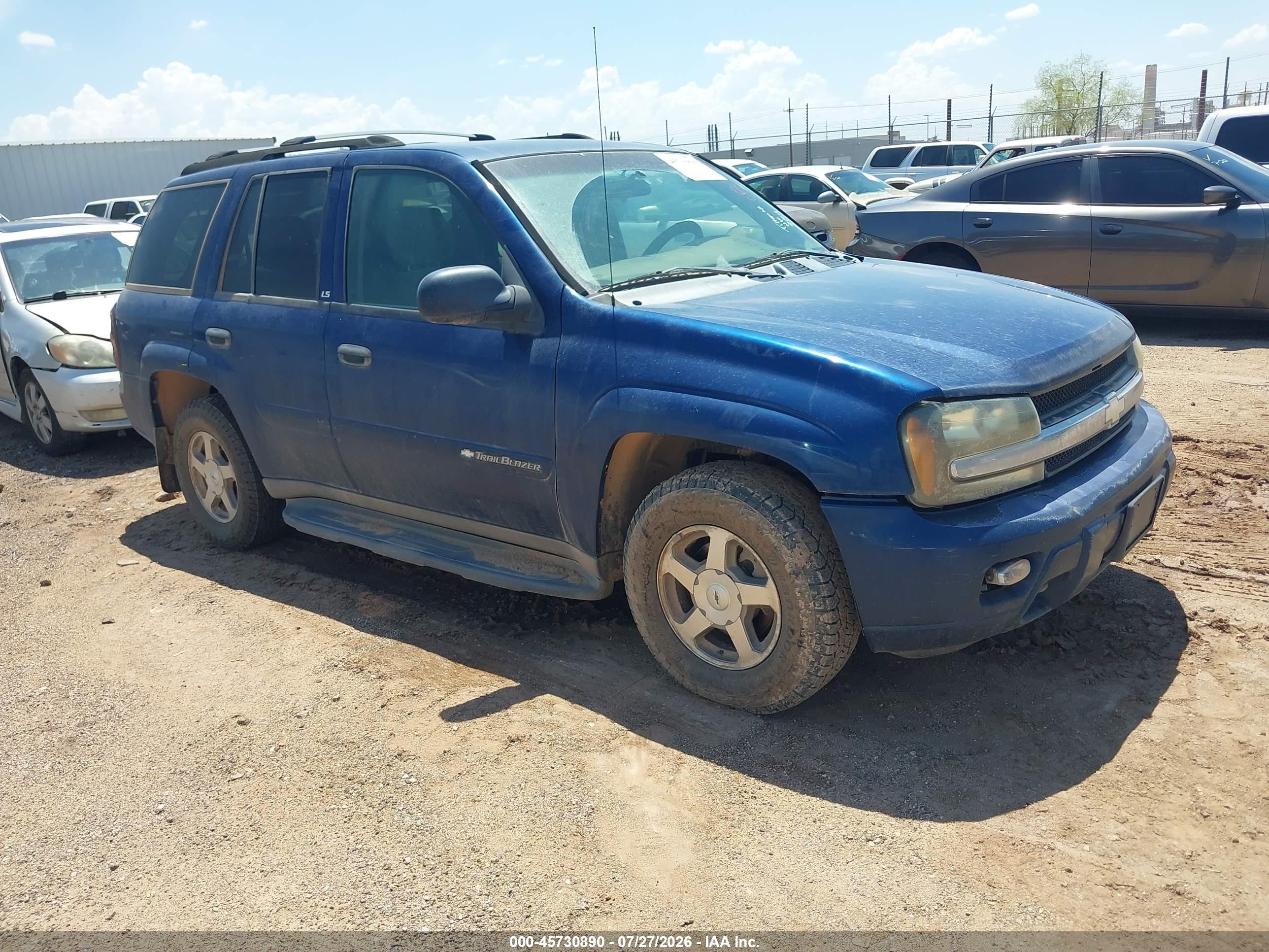 2002 Chevrolet TrailBlazer LS, VIN 1GNDT13S122458947 — Normal wear