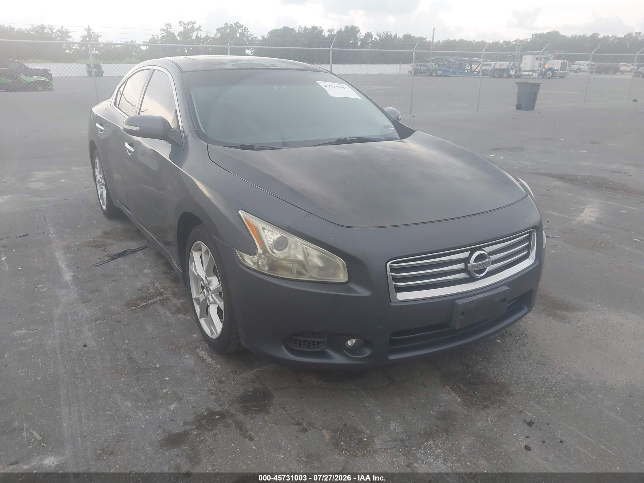 2012 Nissan Maxima SV, VIN 1N4AA5APXCC806270 — Обычный износ