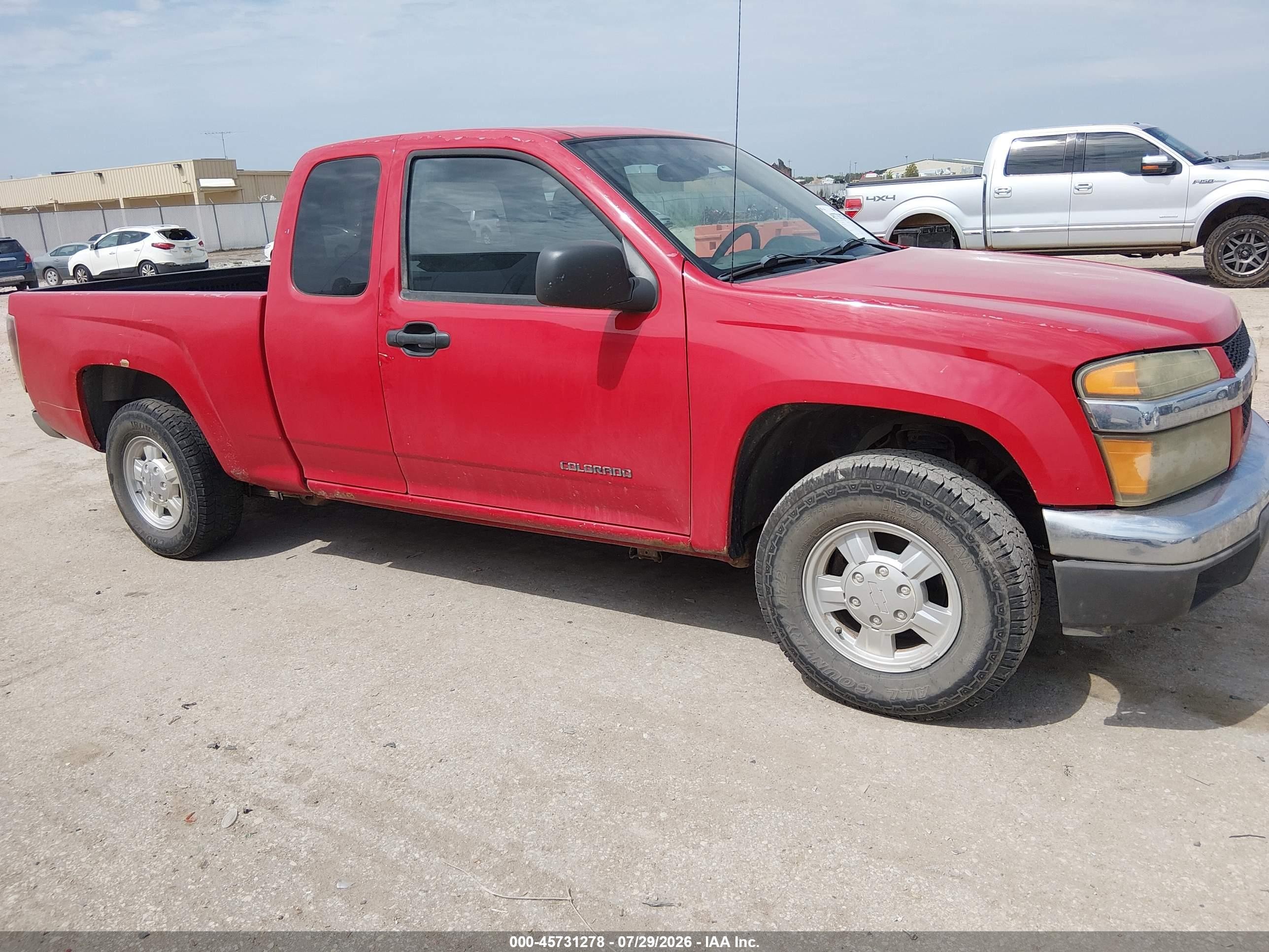 2004 Chevrolet Colorado Z71, VIN 1GCCS196548210752 — Обычный износ