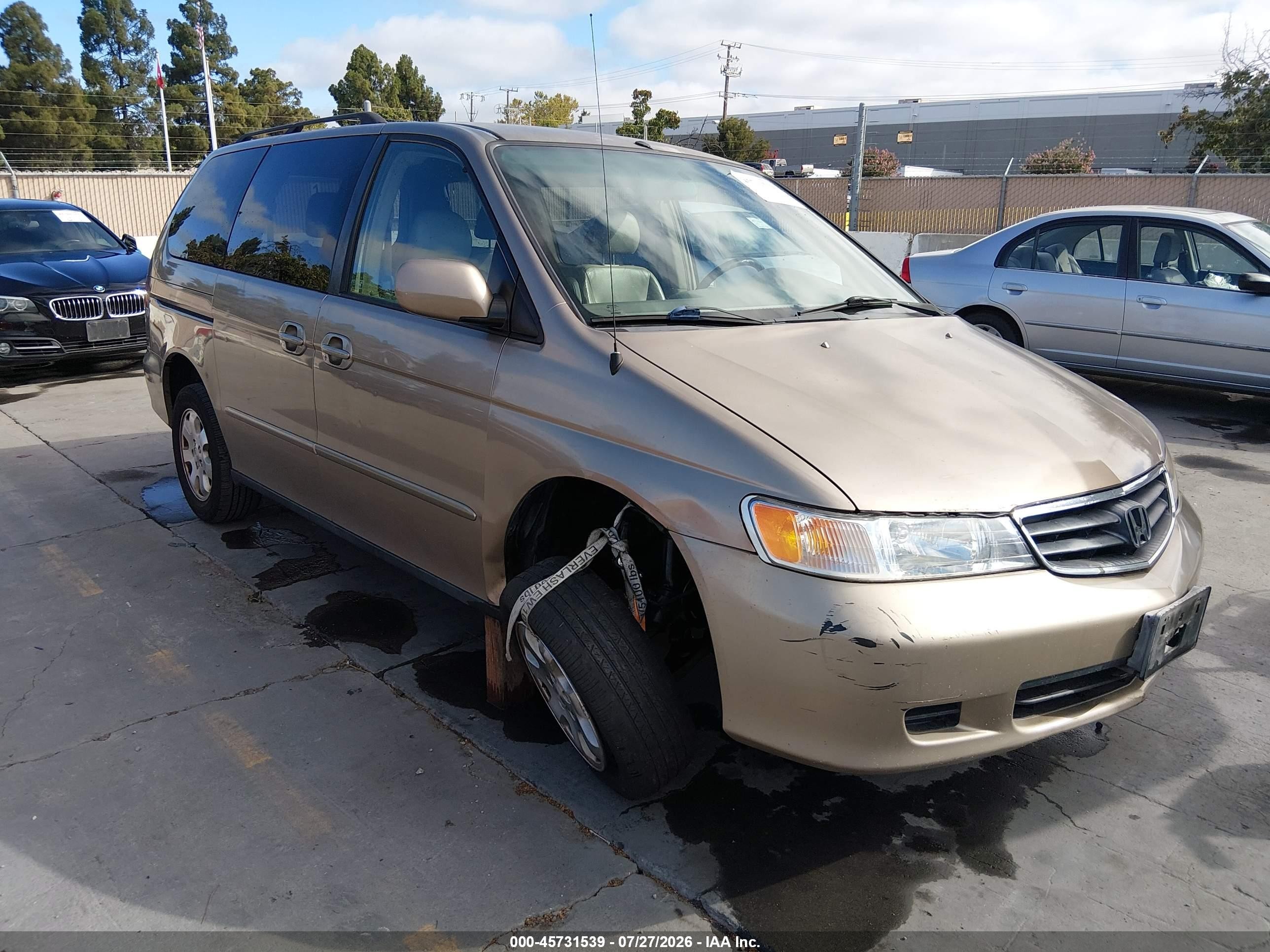 2004 Honda Odyssey EX-L, VIN 5FNRL18044B017836 — Normal wear