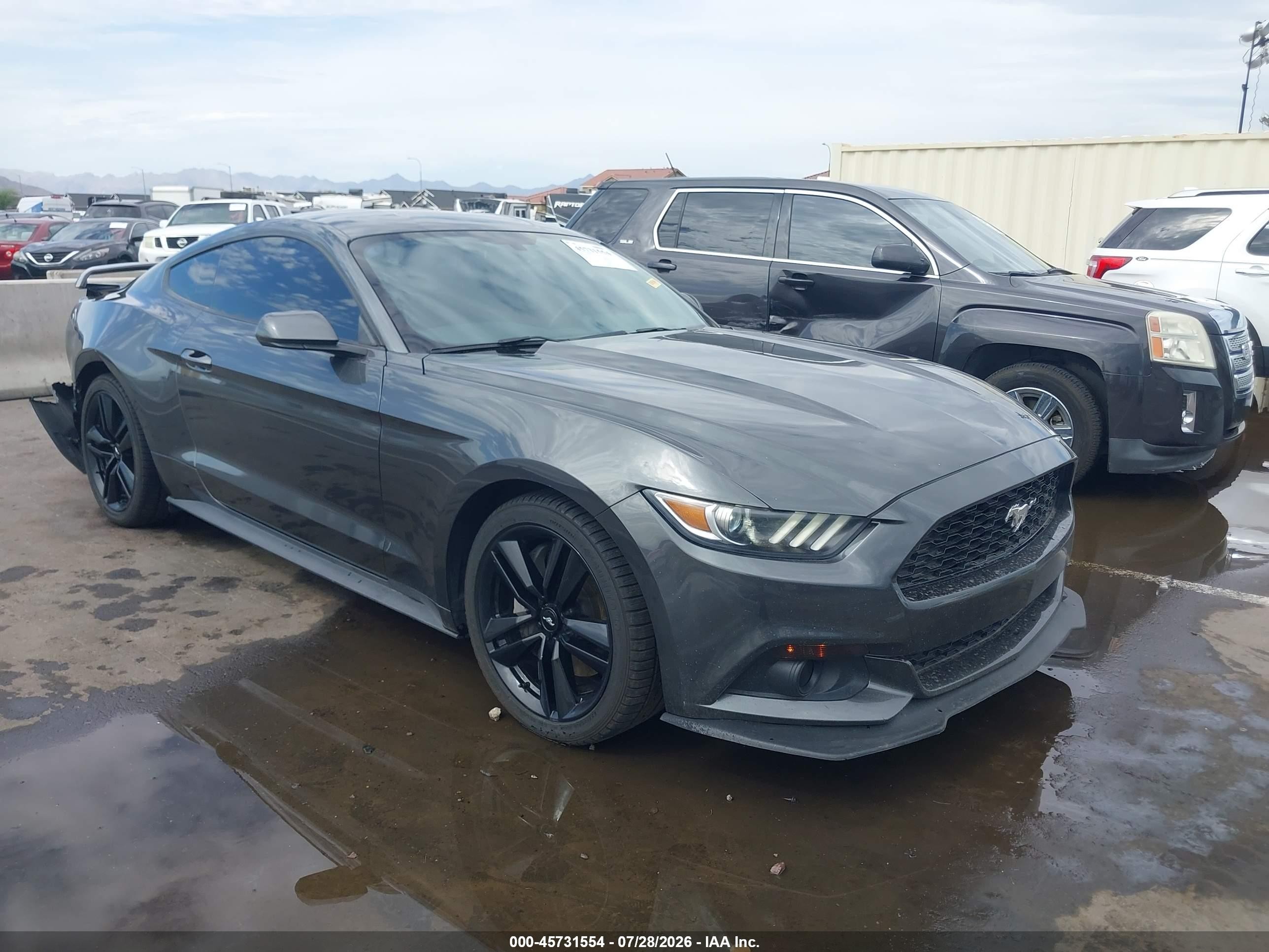 2016 Ford Mustang EcoBoost Premium, VIN 1FA6P8TH2G5273563 — Rear end