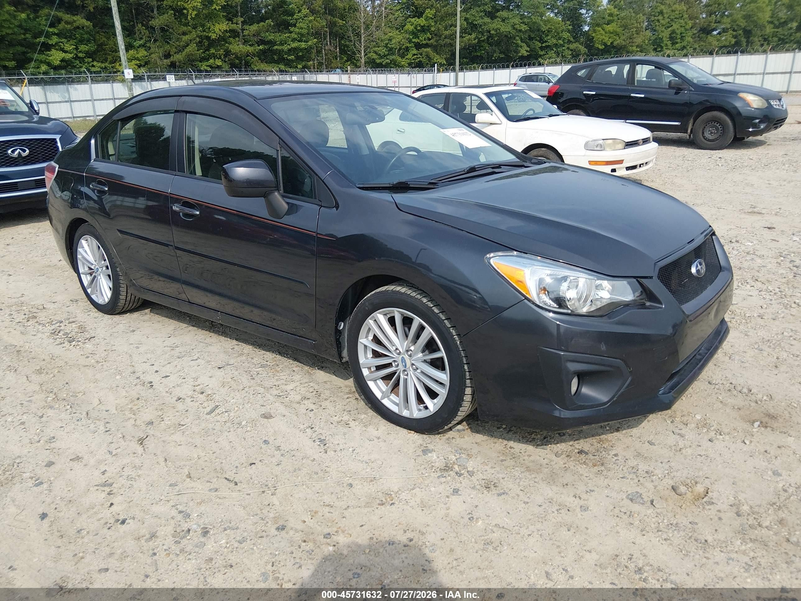 2012 Subaru Impreza Limited, VIN JF1GJAK66CH018064 — Not stated