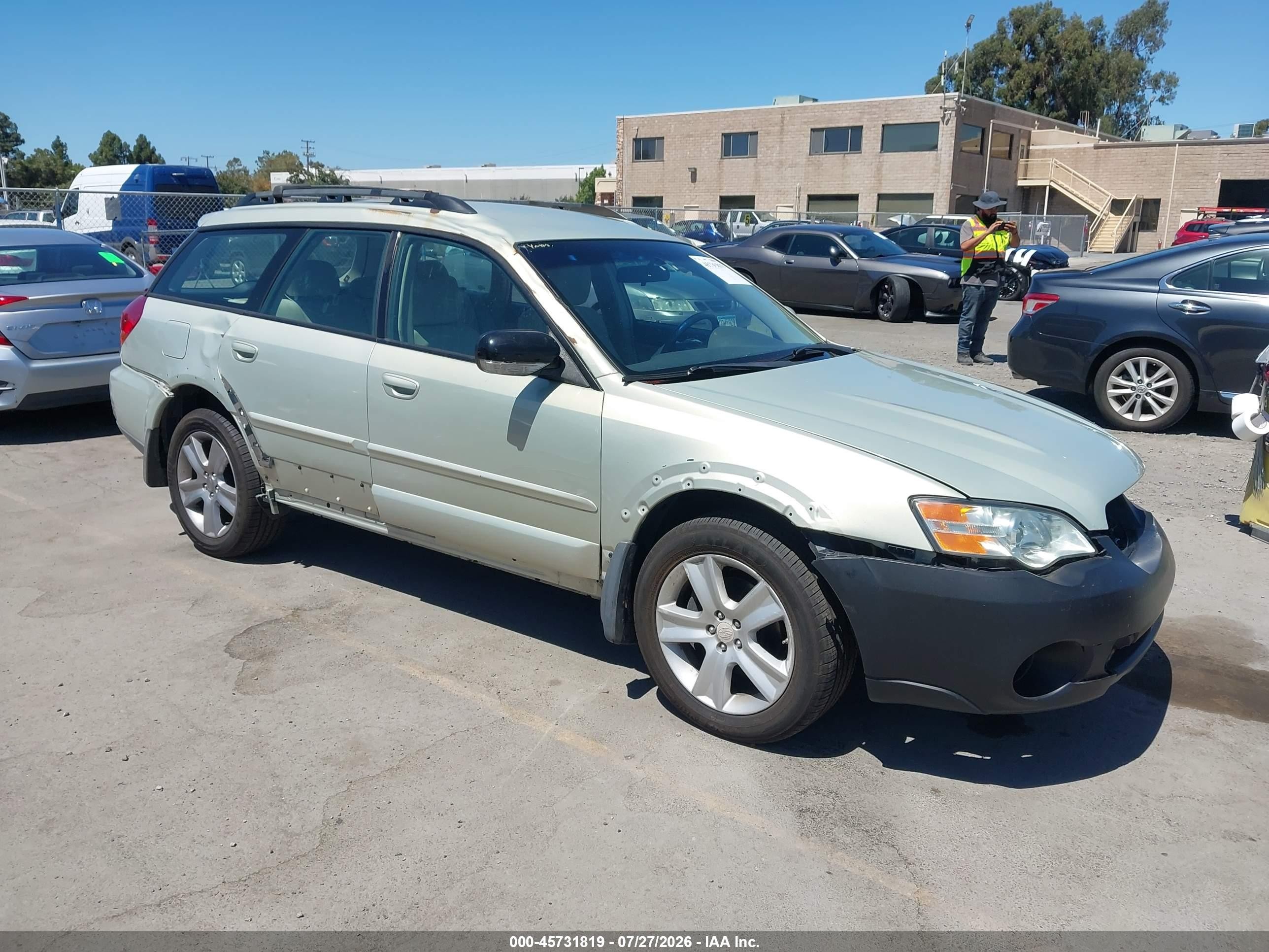 2006 Subaru Legacy Outback, VIN 4S4BP84C864334720 — Front end