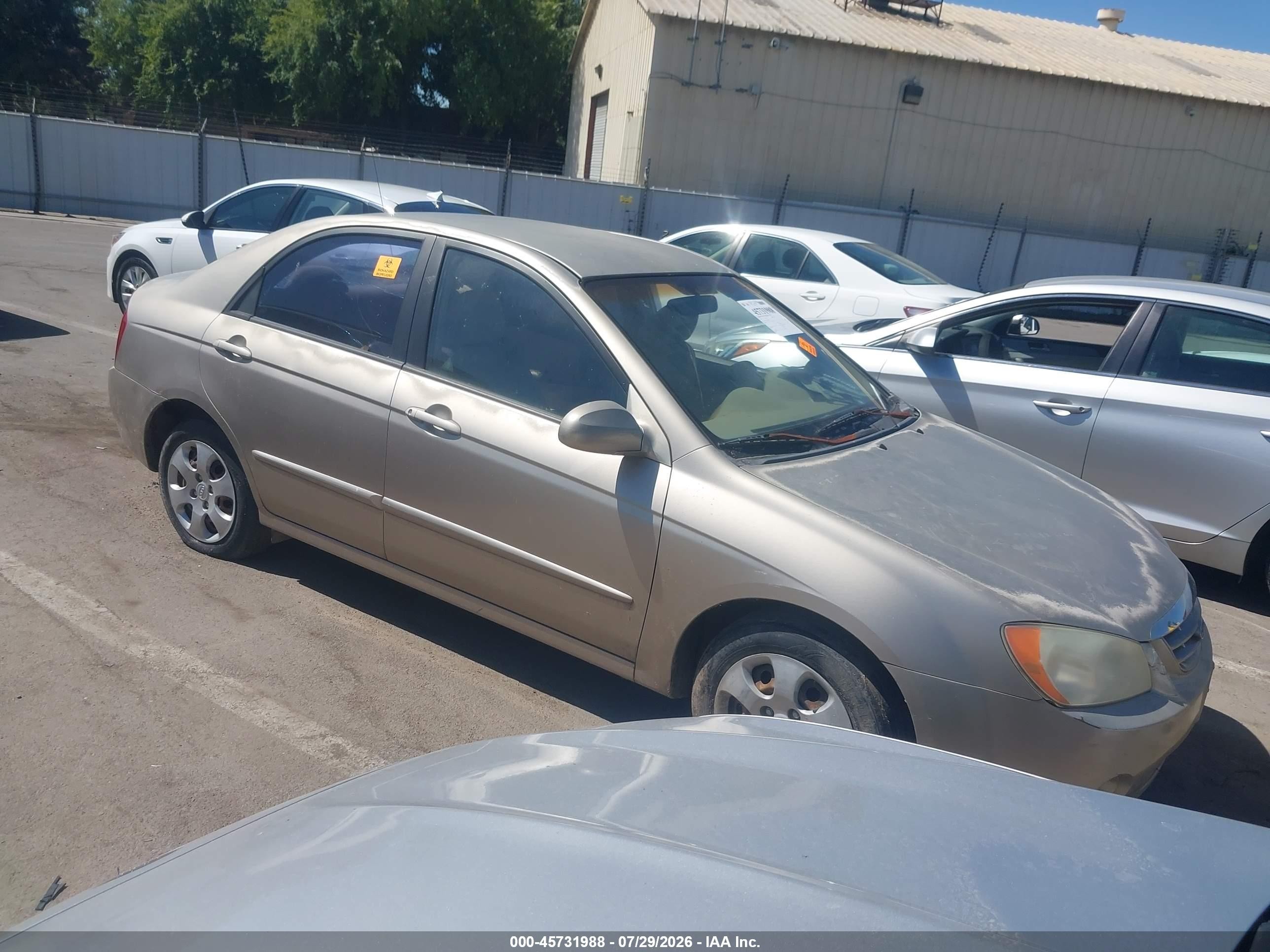 2006 Kia Spectra EX, VIN KNAFE122865261708 — Normal wear