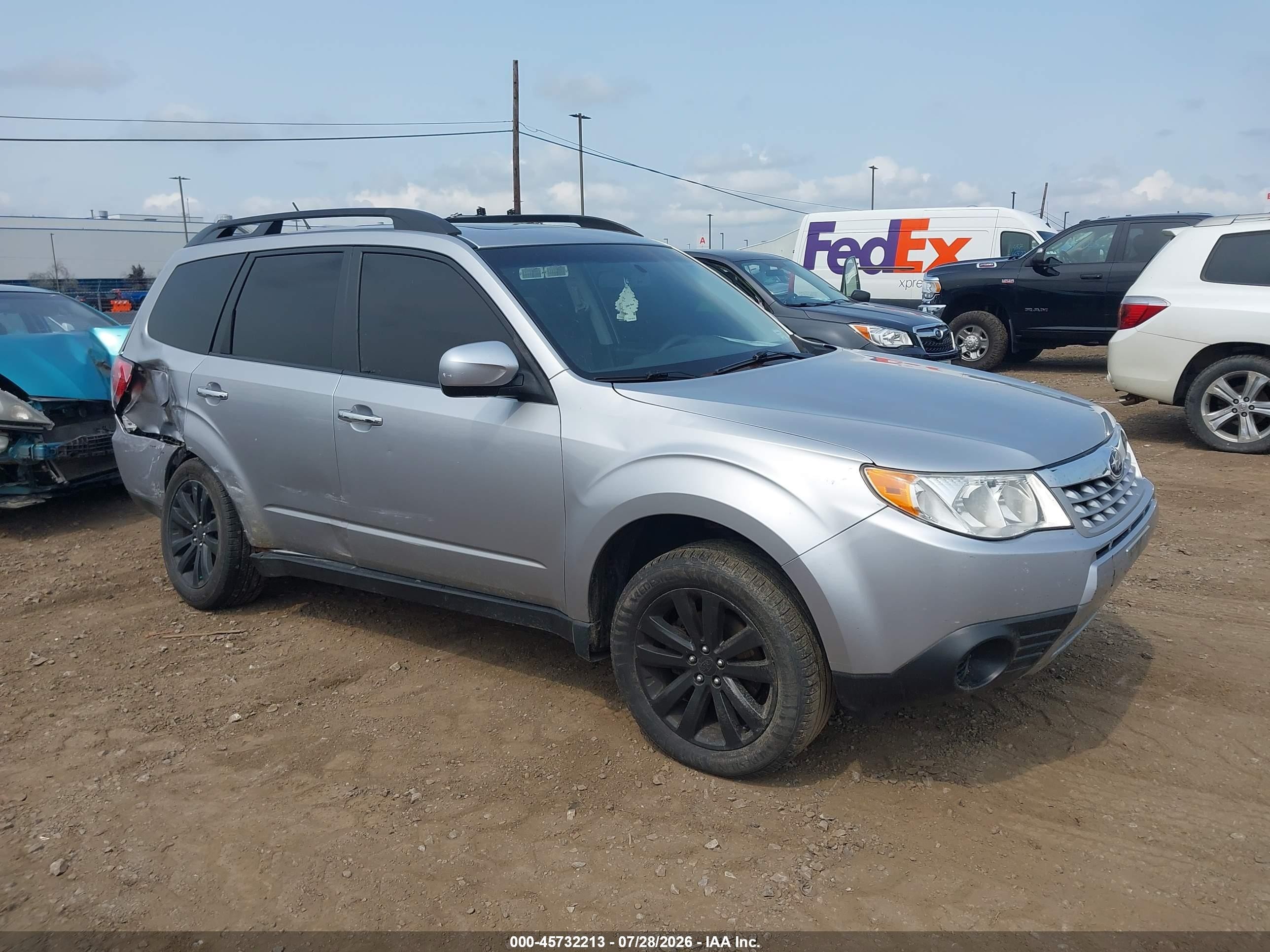 2012 Subaru Forester X Premium, VIN JF2SHADC7CH459027 — Rear end