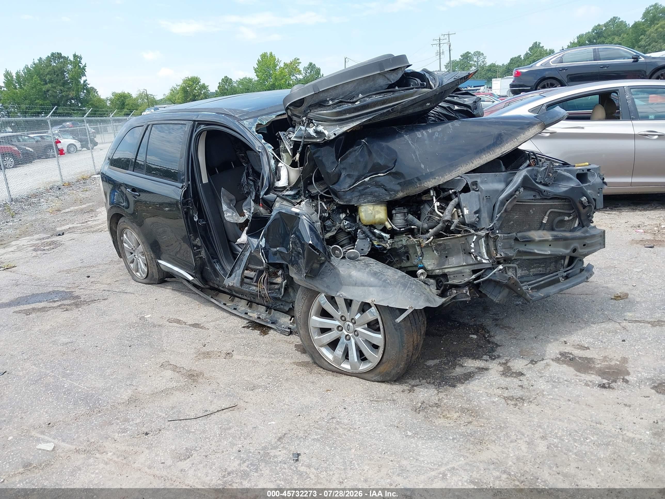 2008 Ford Edge SEL, VIN 2FMDK38C68BA77733 — Rollover