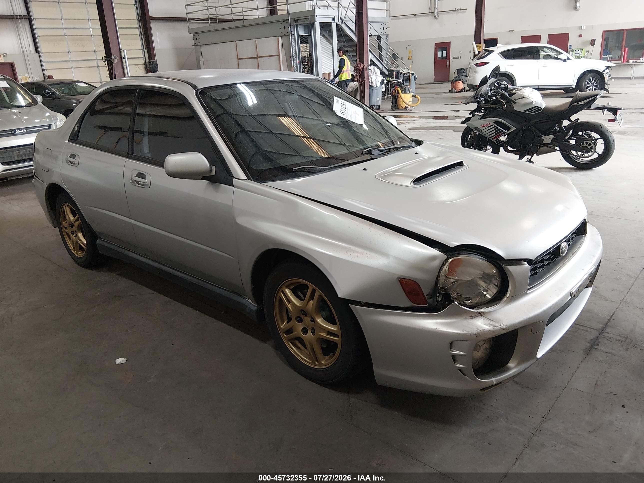 2002 Subaru Impreza WRX, VIN JF1GD29682G530612 — Перед