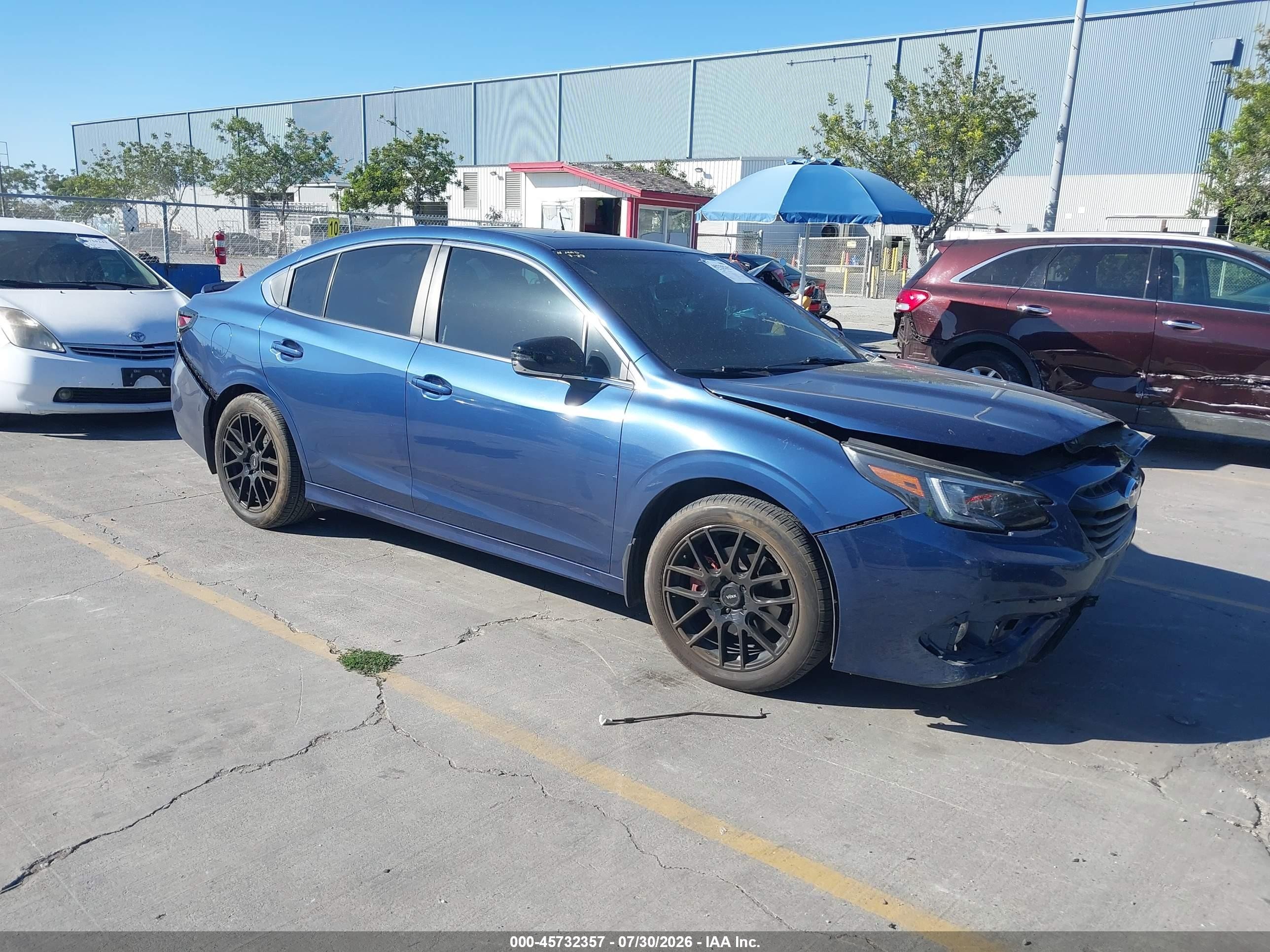 2021 Subaru Legacy Special Sports, VIN 4S3BWAH65M3013885 — Front end