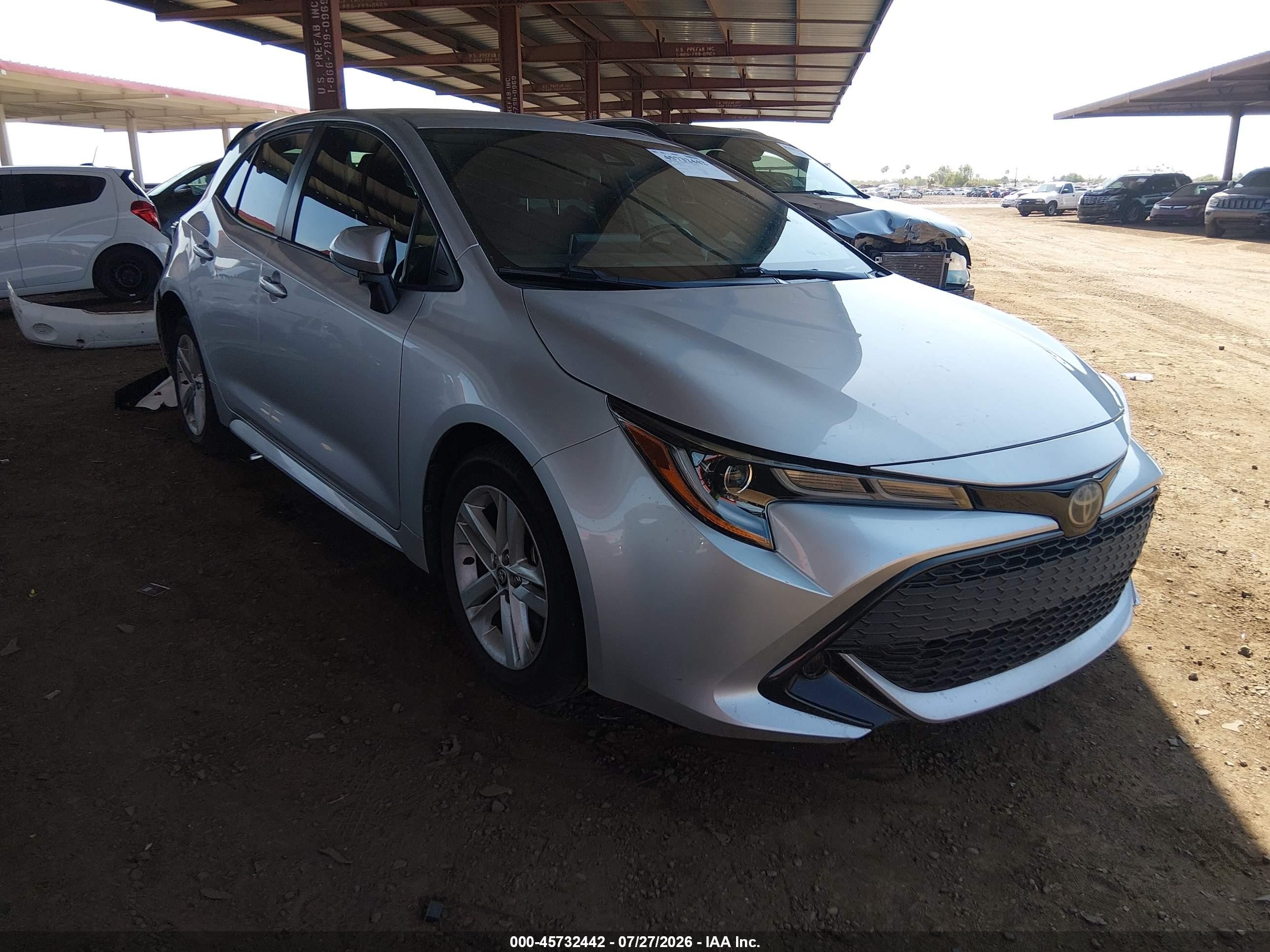 2019 Toyota Corolla SE, VIN JTNK4RBE2K3054911 — Зад