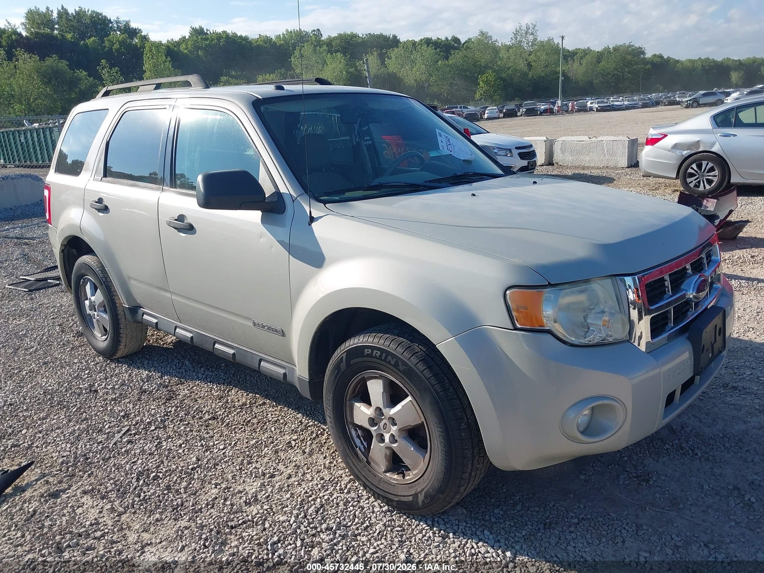 2008 Ford Escape XLT, VIN 1FMCU03Z58KA91404 — Mechanical