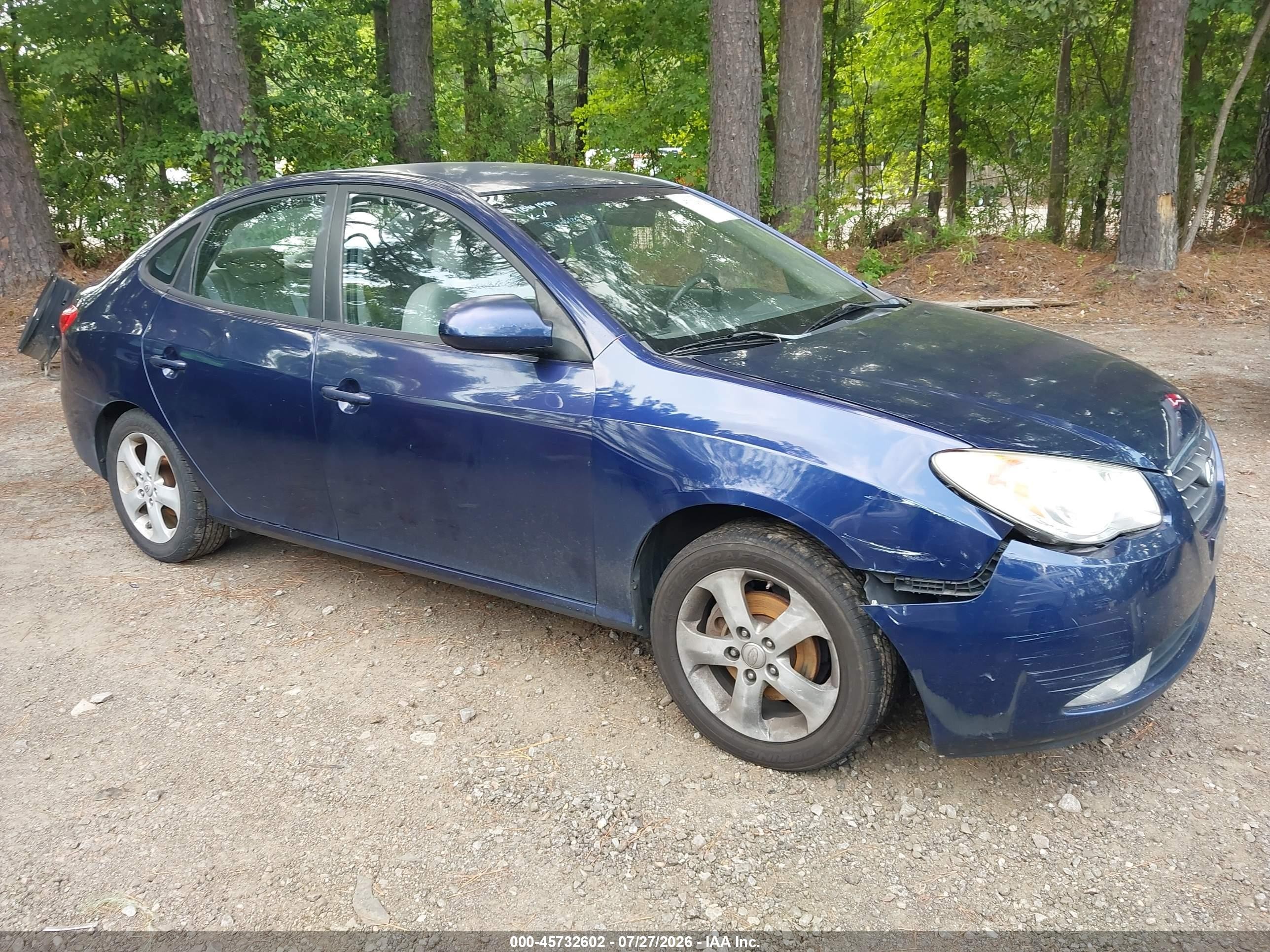 2010 Hyundai Elantra GLS, VIN KMHDU4AD9AU992014 — Rear end