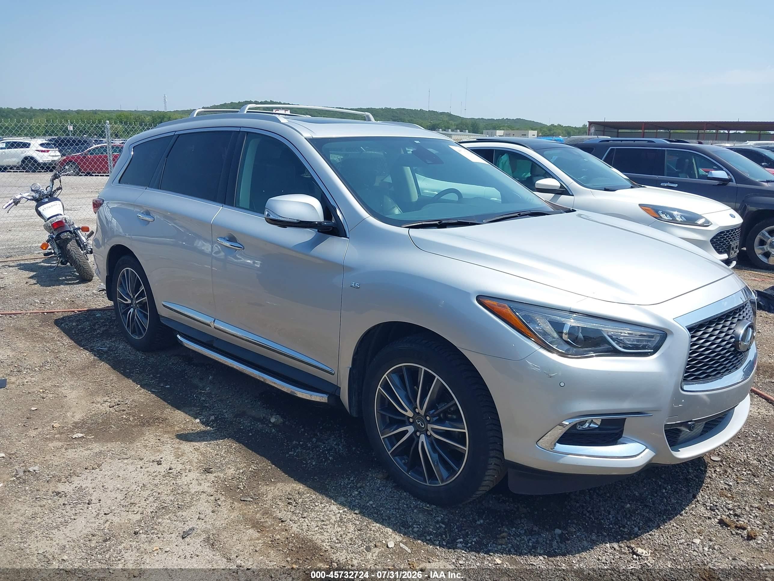 2017 Infiniti QX60, VIN 5N1DL0MM4HC542794 — Зад