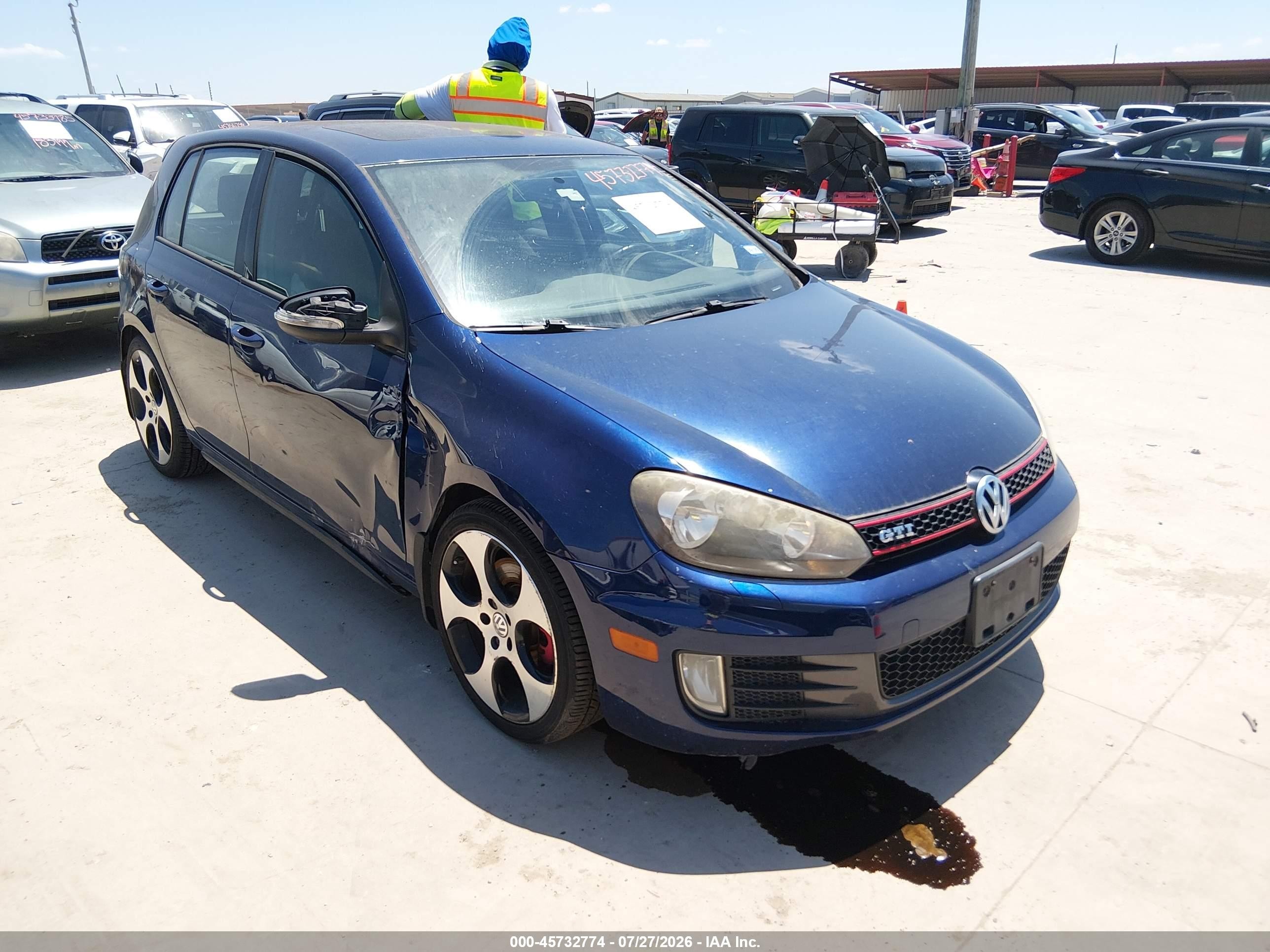 2012 Volkswagen Golf GTI, VIN WVWHV7AJ7CW341661 — Normal wear