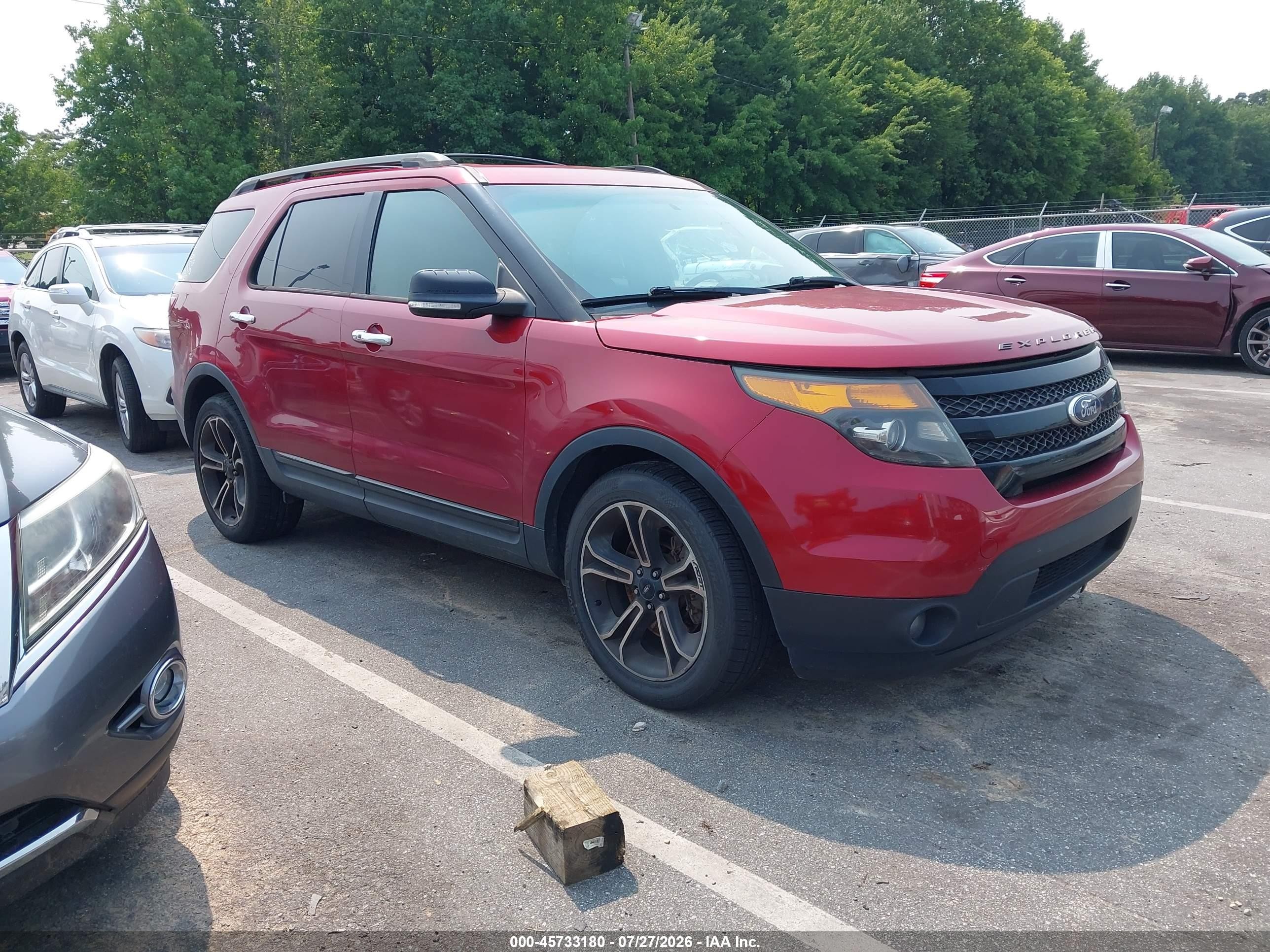 2013 Ford Explorer Sport, VIN 1FM5K8GT3DGC03939 — Обычный износ