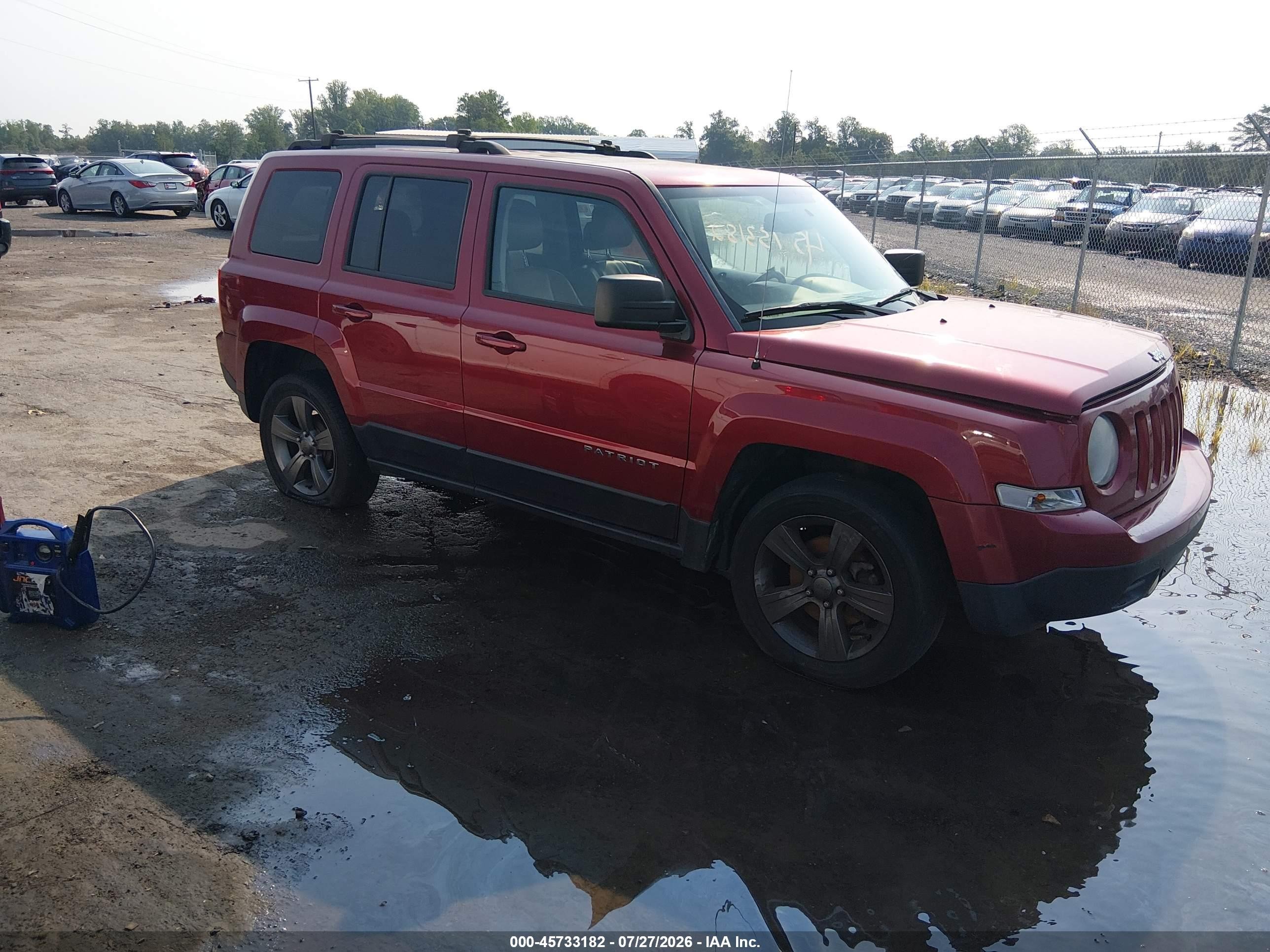 2014 Jeep Patriot High Altitude, VIN 1C4NJPFA8ED679981 — Mechanical