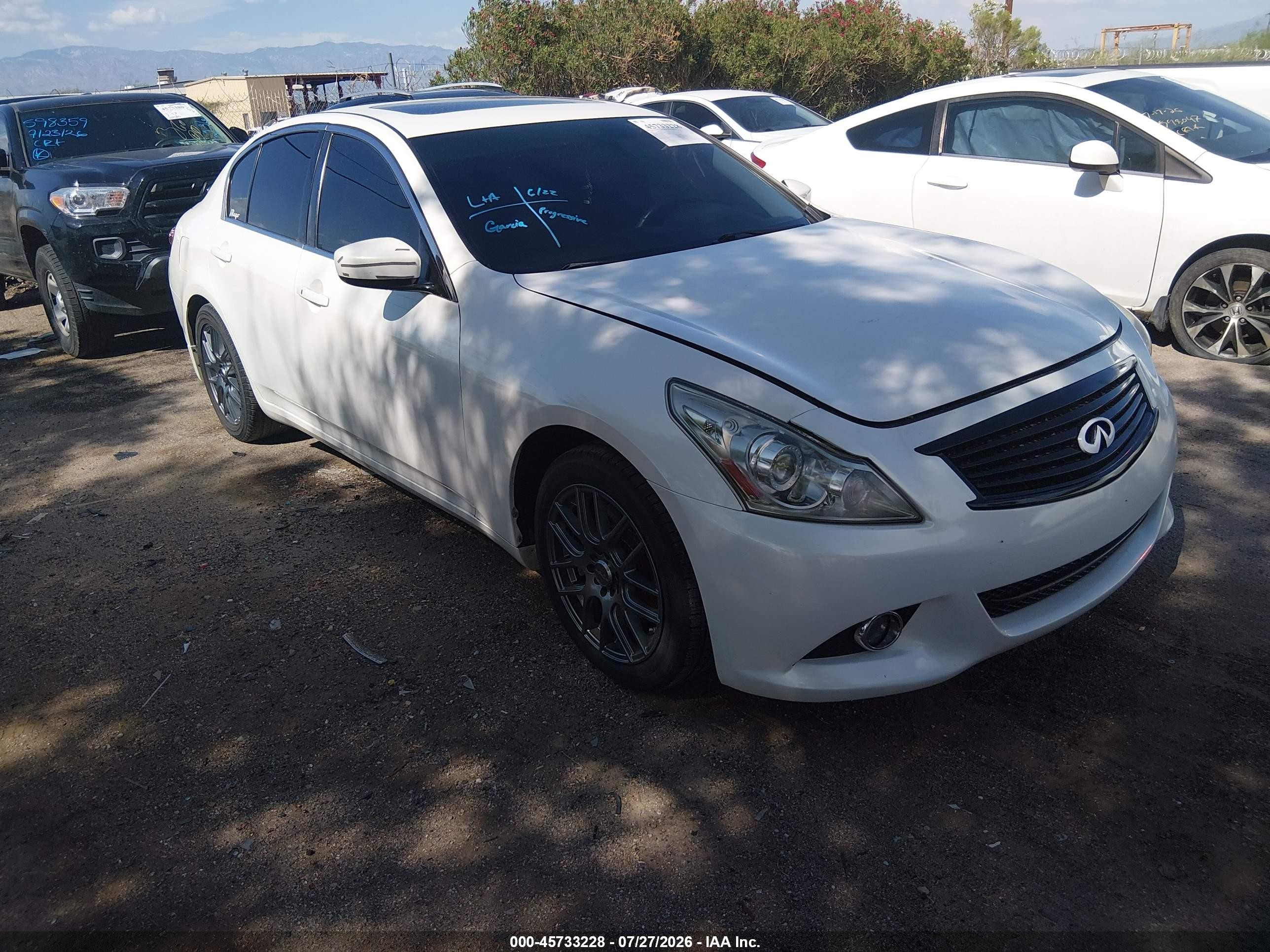 2011 Infiniti G37 Sport, VIN JN1CV6AP4BM304881 — Mechanical