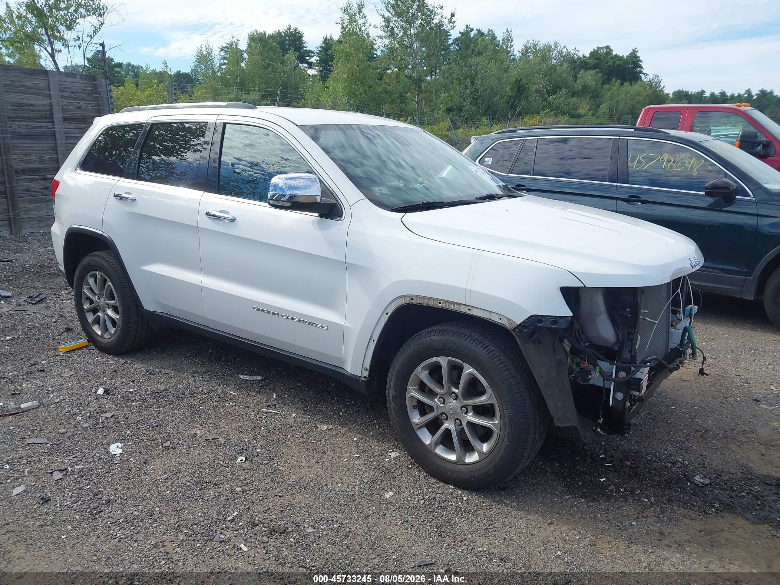 2015 Jeep Grand Cherokee Limited, VIN 1C4RJFBGXFC724142 — Перед