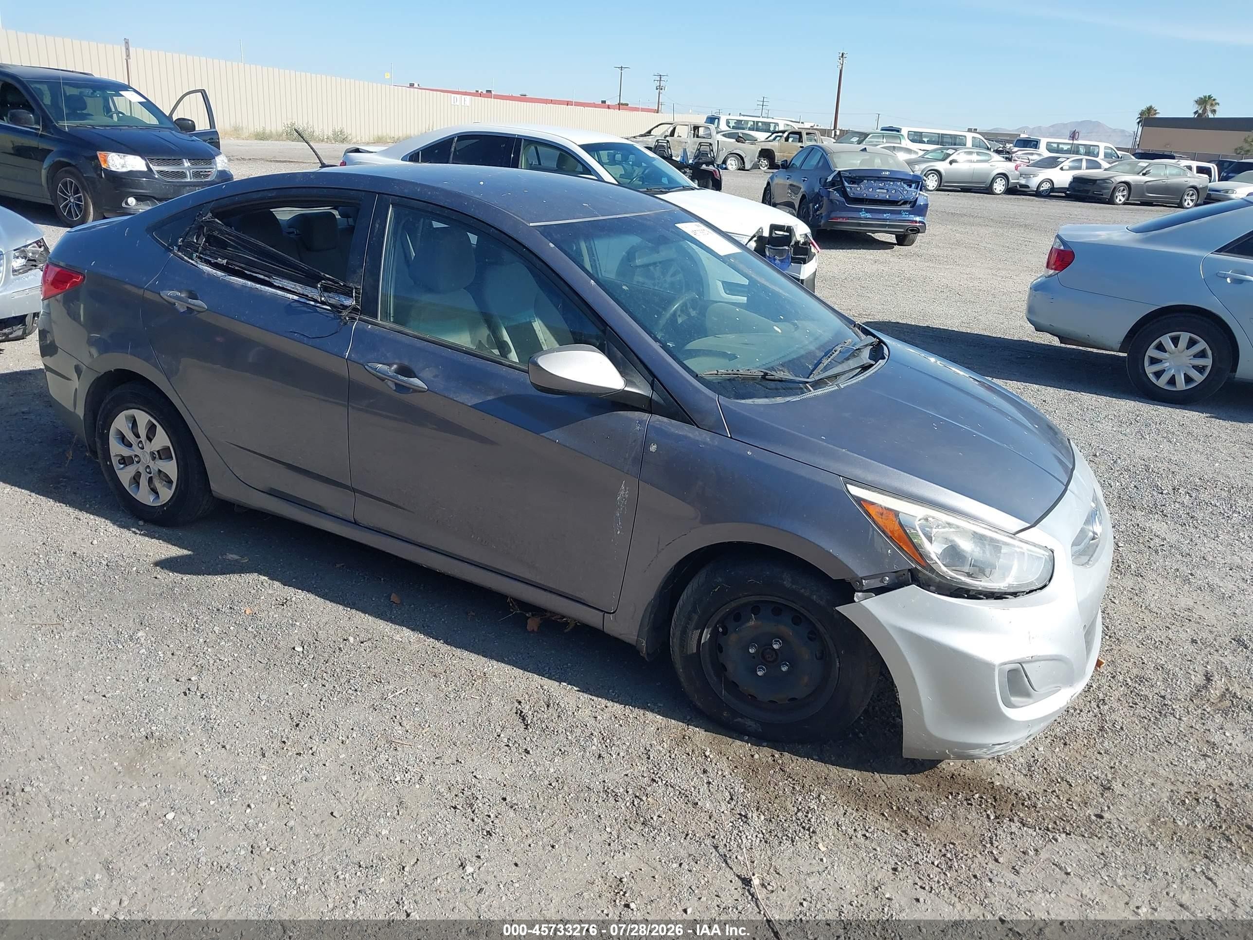 2016 Hyundai Accent SE, VIN KMHCT4AE1GU951389 — Обычный износ