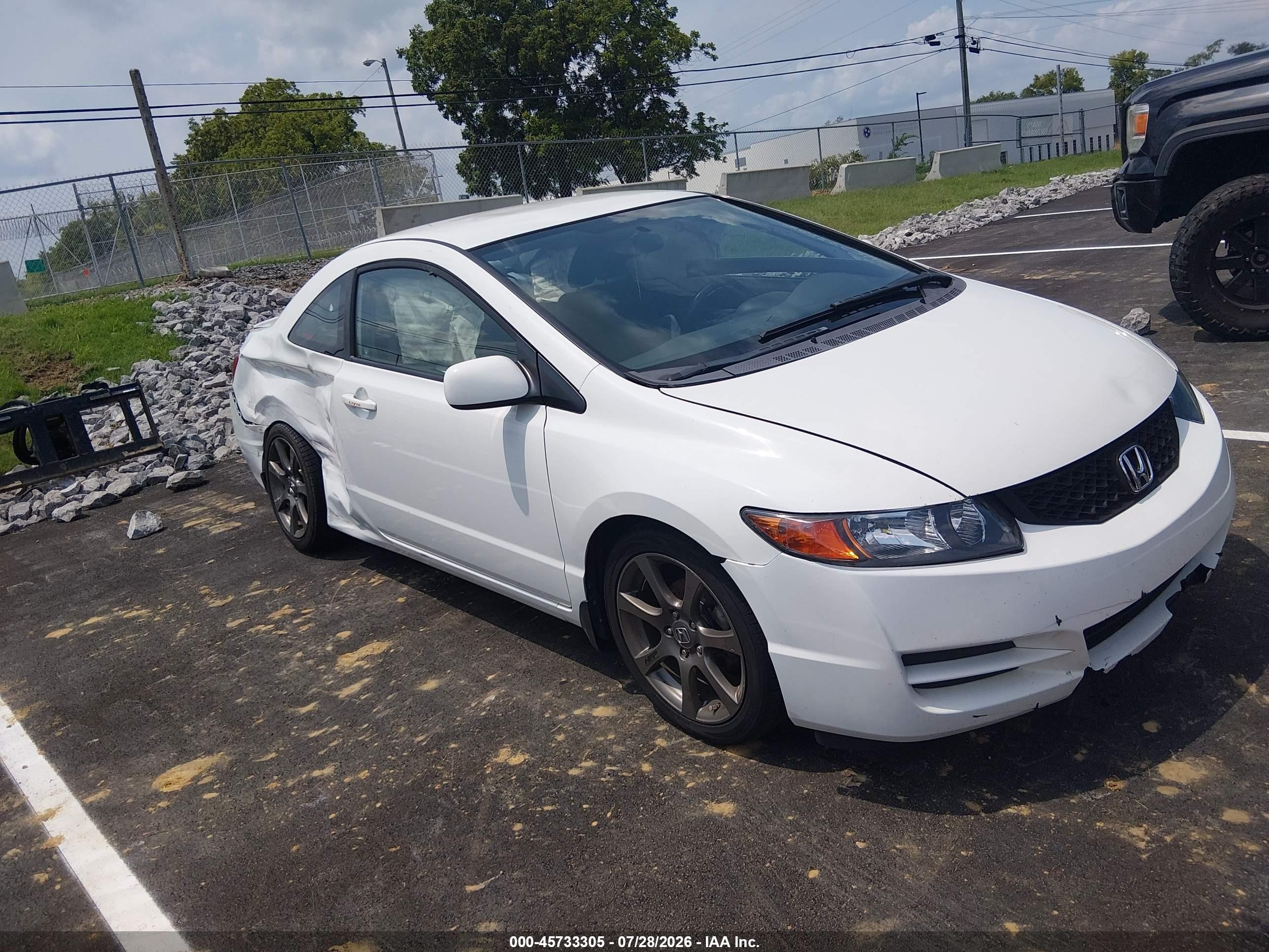 2010 Honda Civic LX, VIN 2HGFG1A63AH515622 — Rear end