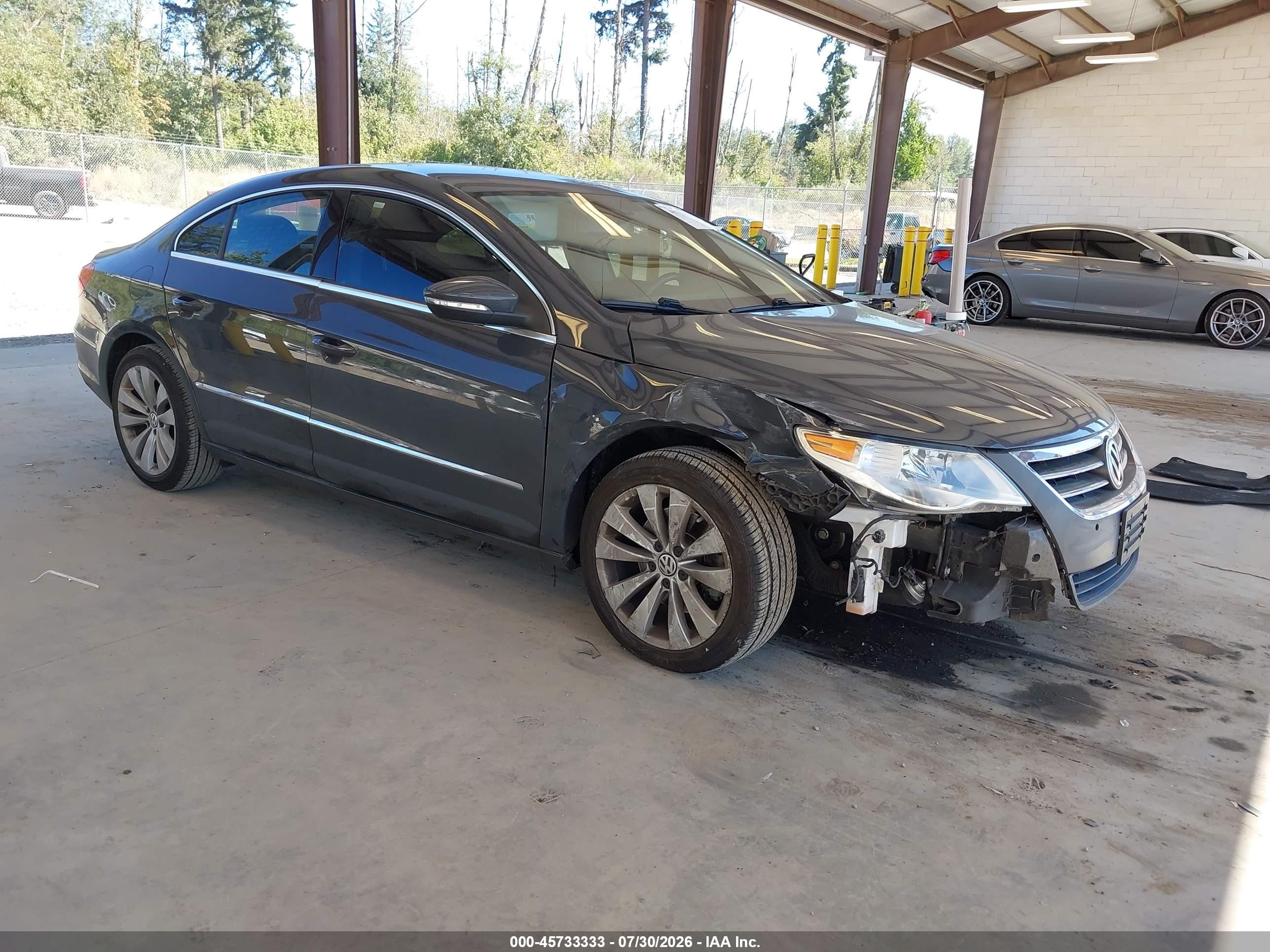 2012 Volkswagen CC Sport, VIN WVWMP7AN2CE500412 — Front end