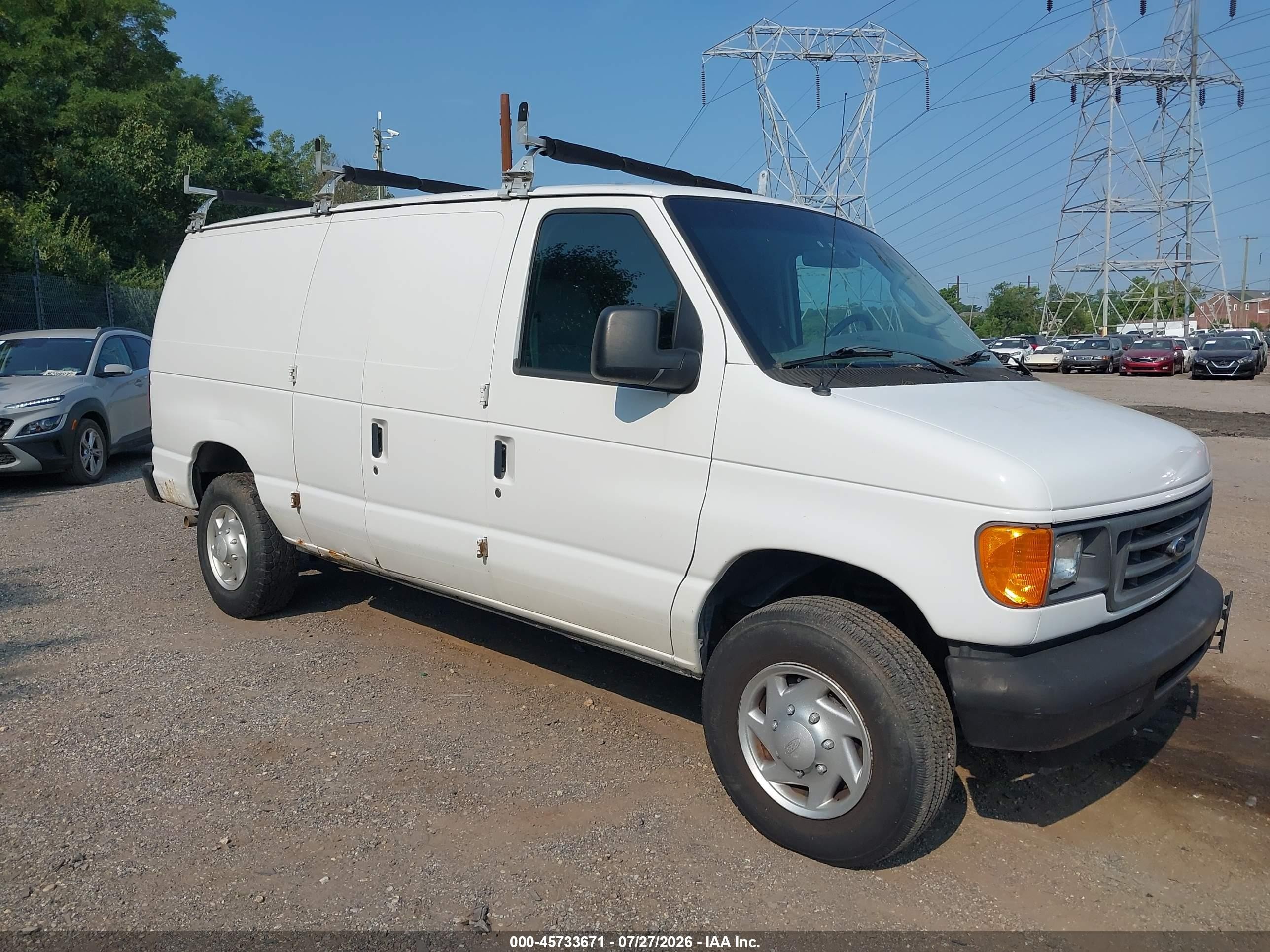 2007 Ford Econoline Cargo Commercial, VIN 1FTNE24WX7DA21670 — Normal wear