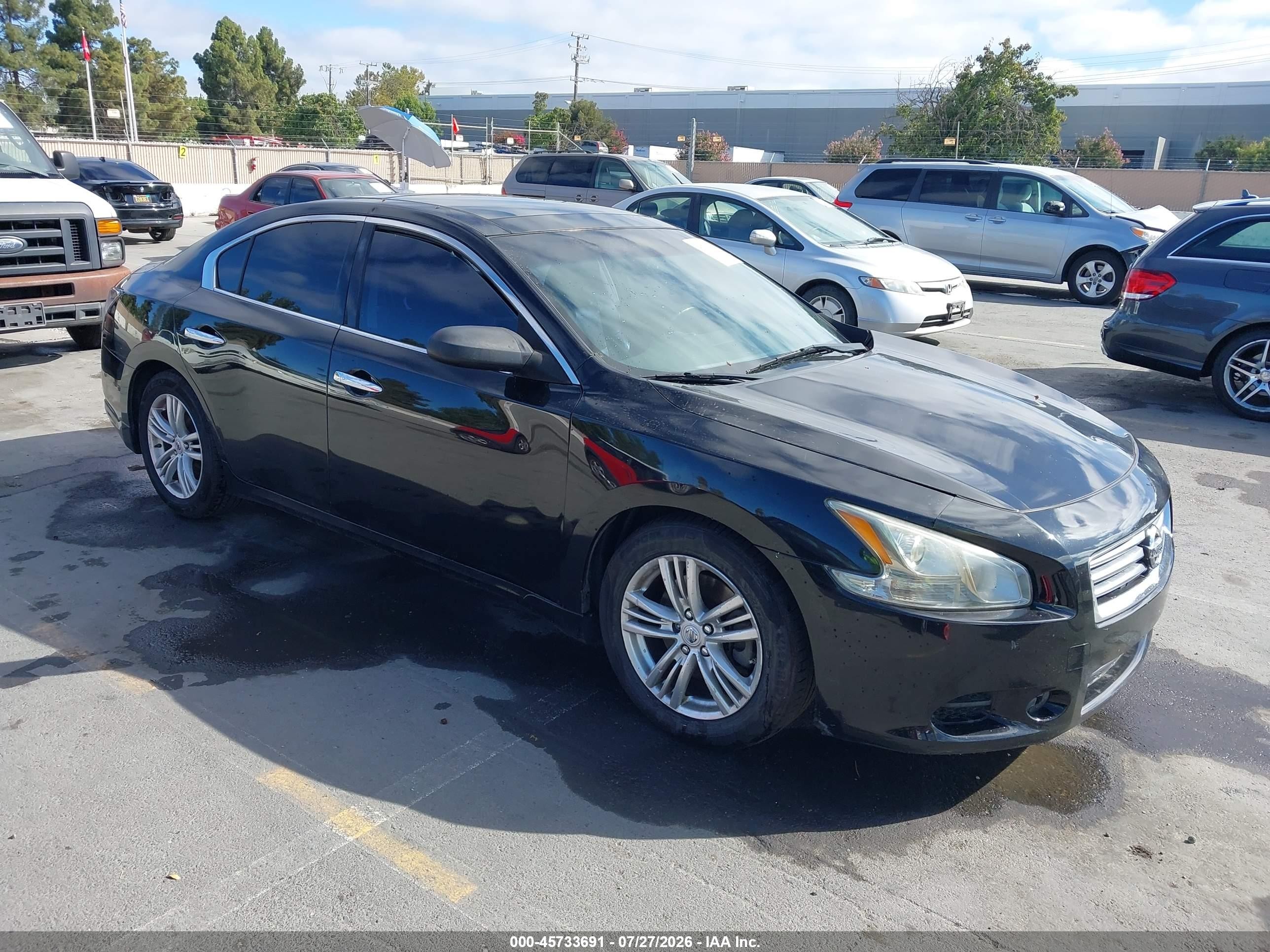 2012 Nissan Maxima SV, VIN 1N4AA5AP2CC857844 — Обычный износ