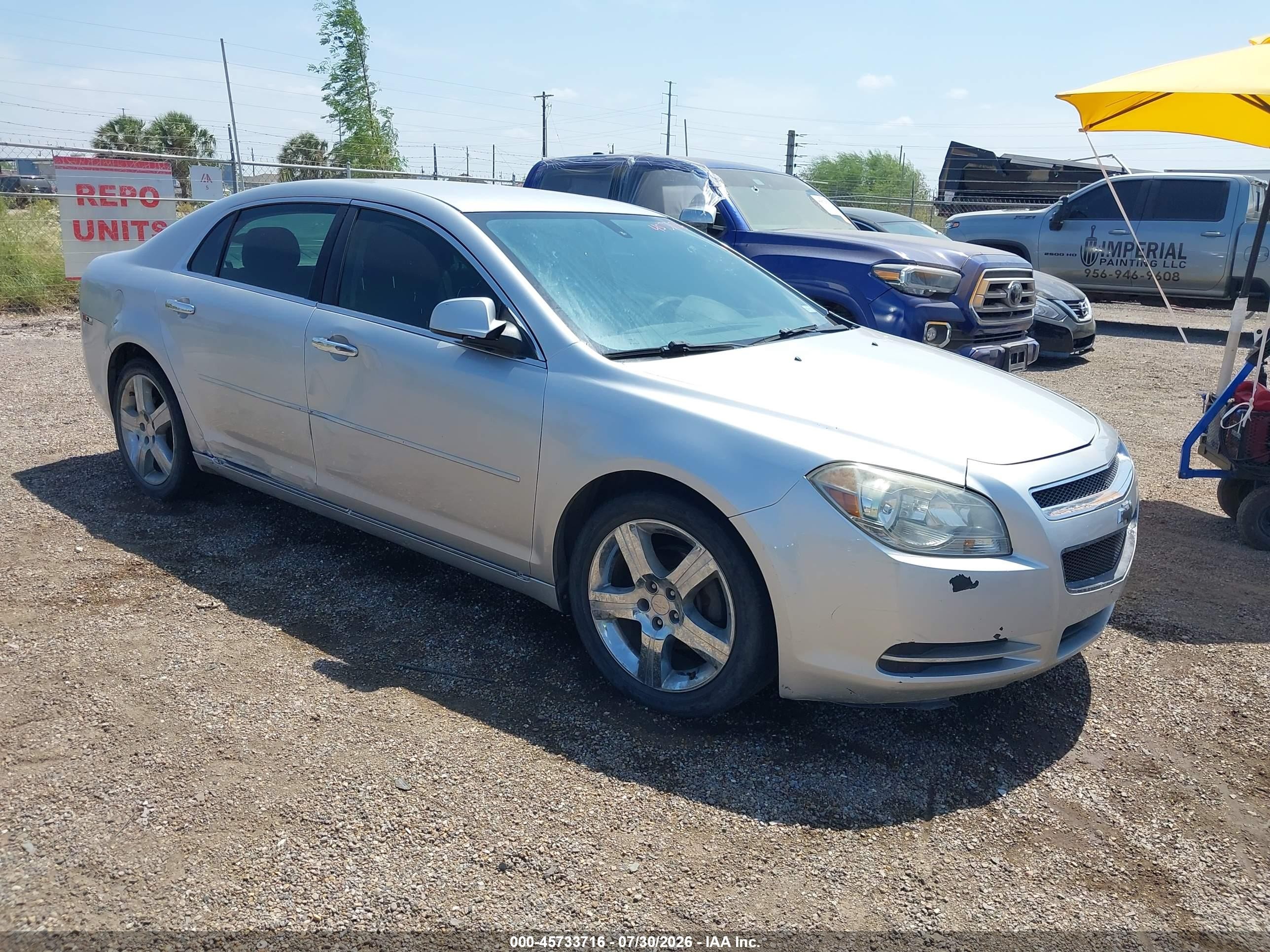 2012 Chevrolet Malibu 1LT, VIN 1G1ZC5E00CF257447 — Repossession