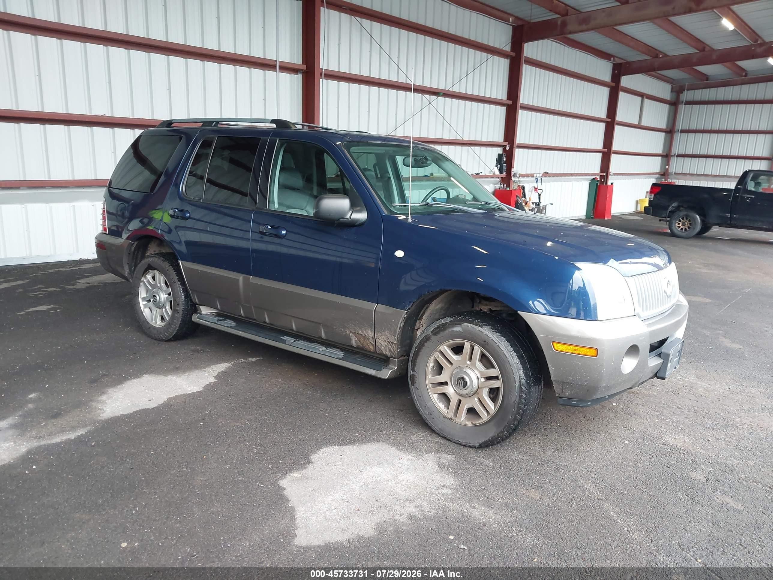 2004 Mercury Mountaineer Convenience, VIN 4M2DU86W94ZJ36767 — Normal wear