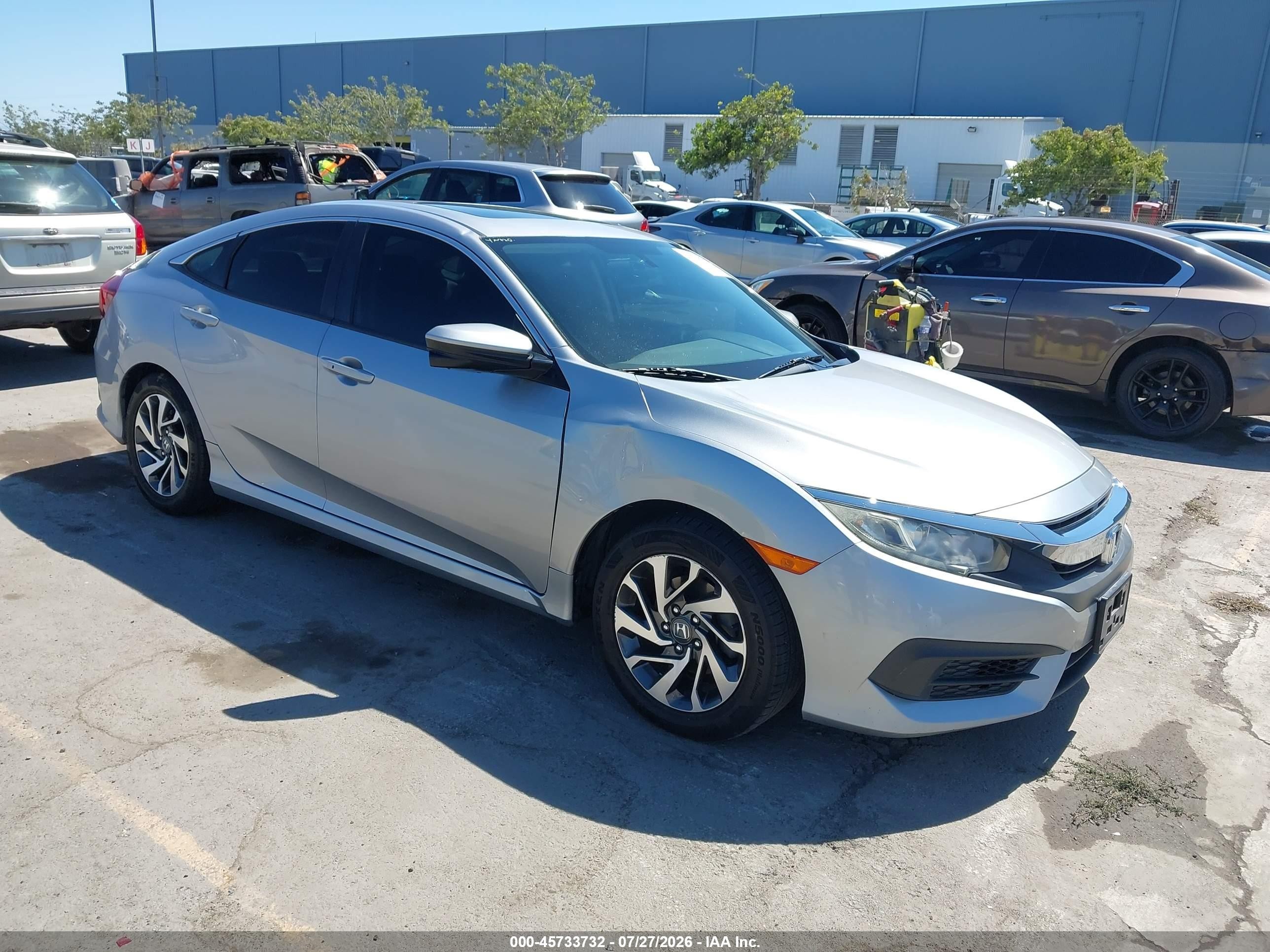 2016 Honda Civic EX, VIN 19XFC2F76GE221735 — Side