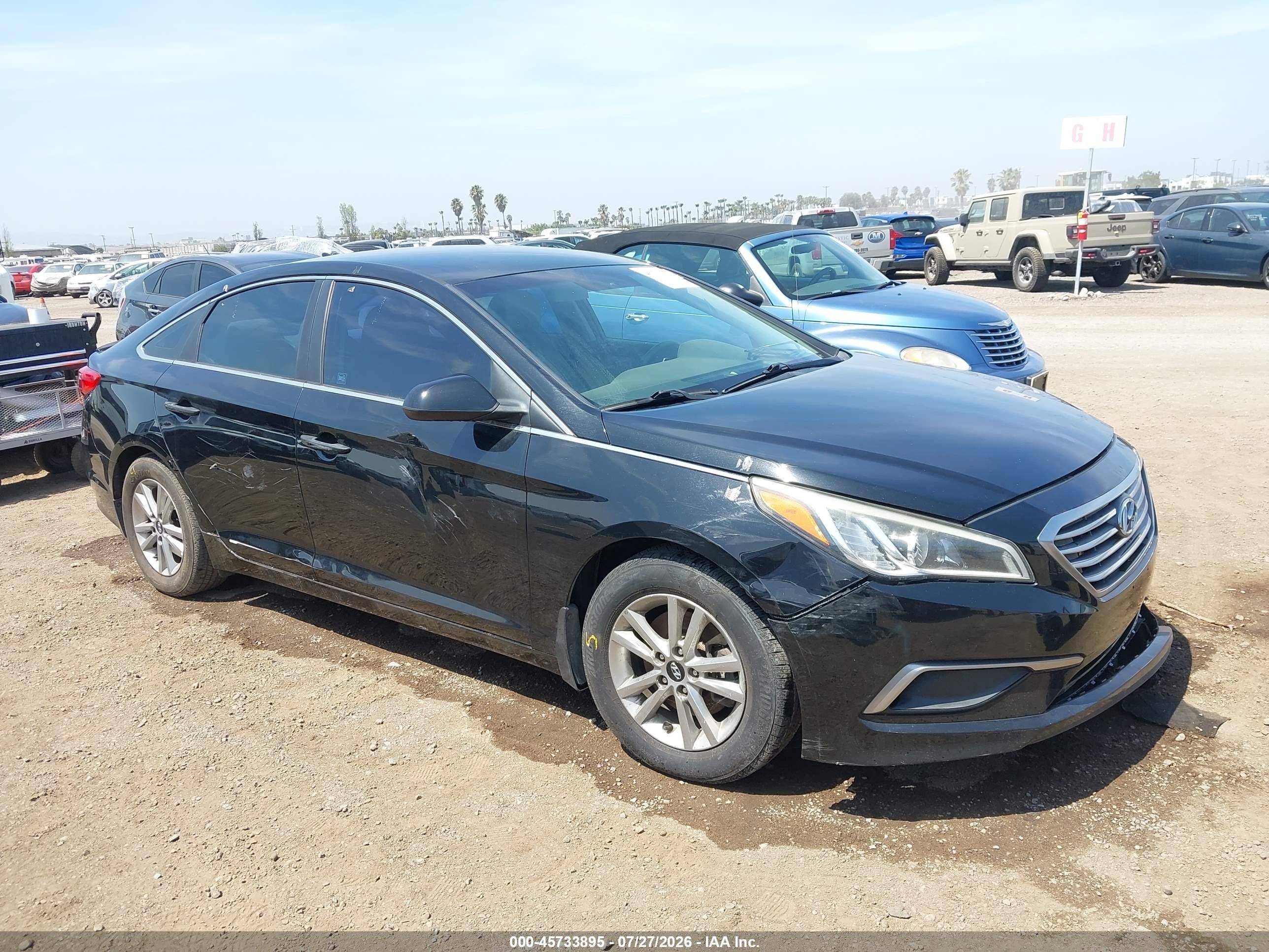 2017 Hyundai Sonata 2.4L, VIN 5NPE24AF7HH497816 — Repossession
