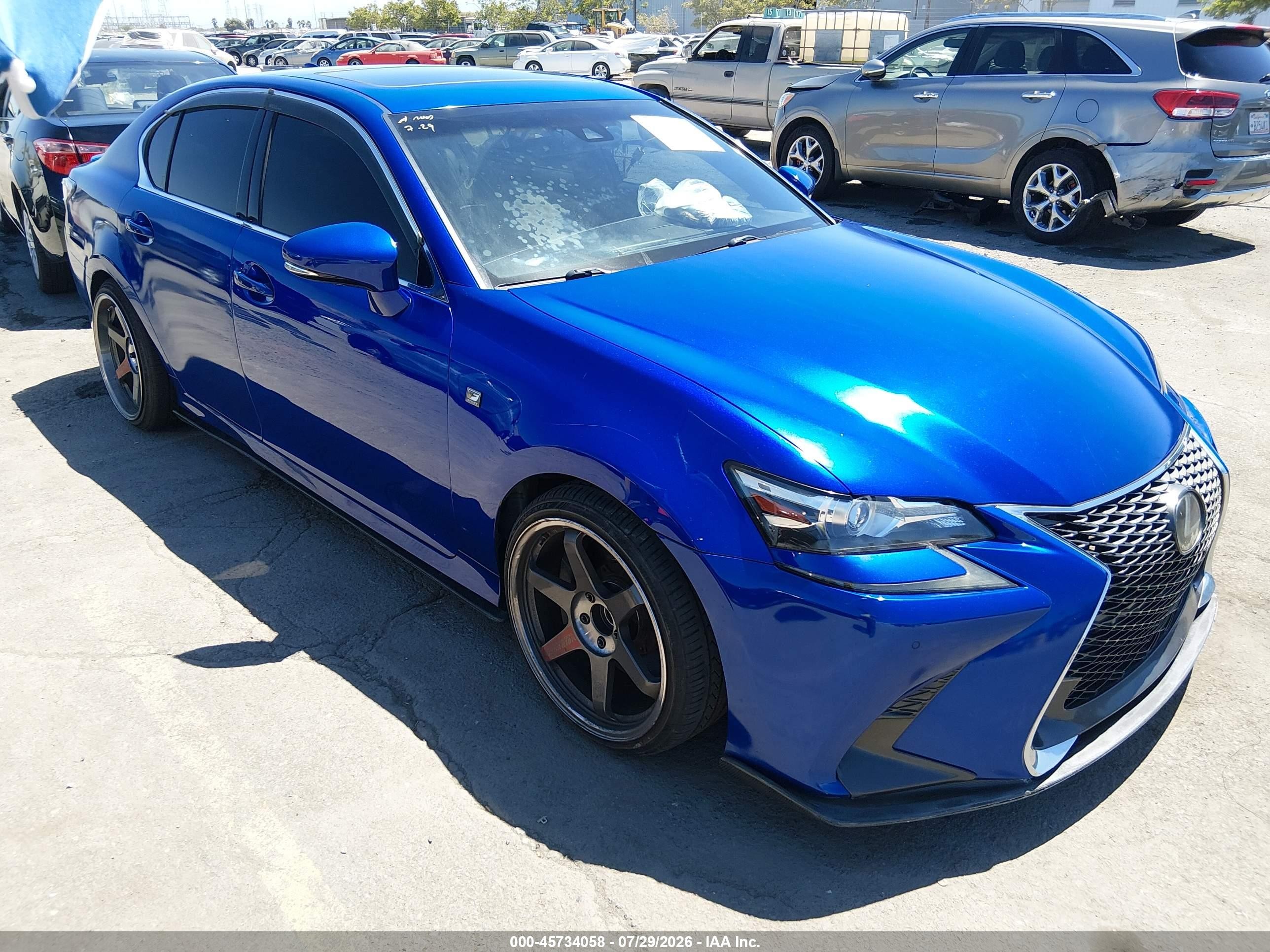 2016 Lexus GS 350, VIN JTHBZ1BL7GA001709 — Not stated