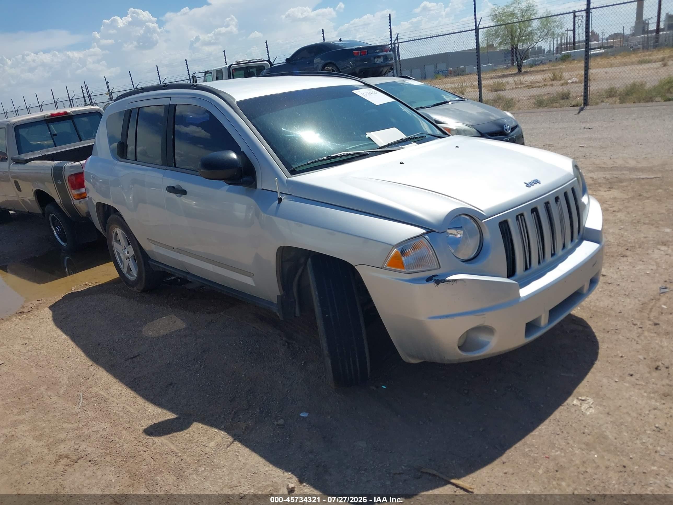 2008 Jeep Compass Sport, VIN 1J8FT47038D601432 — Normal wear