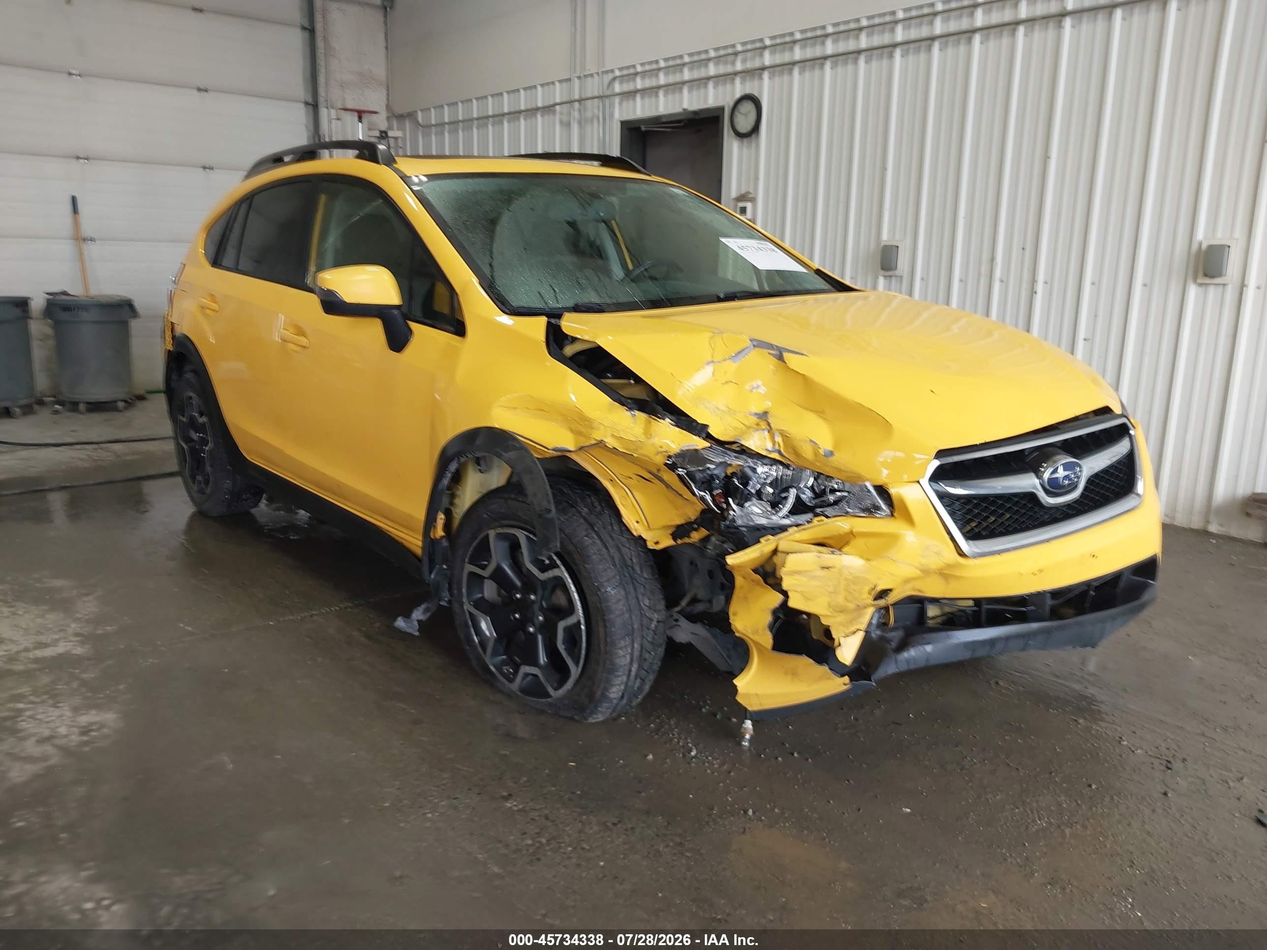 2015 Subaru Crosstrek Premium, VIN JF2GPADC5F8254609 — Front end