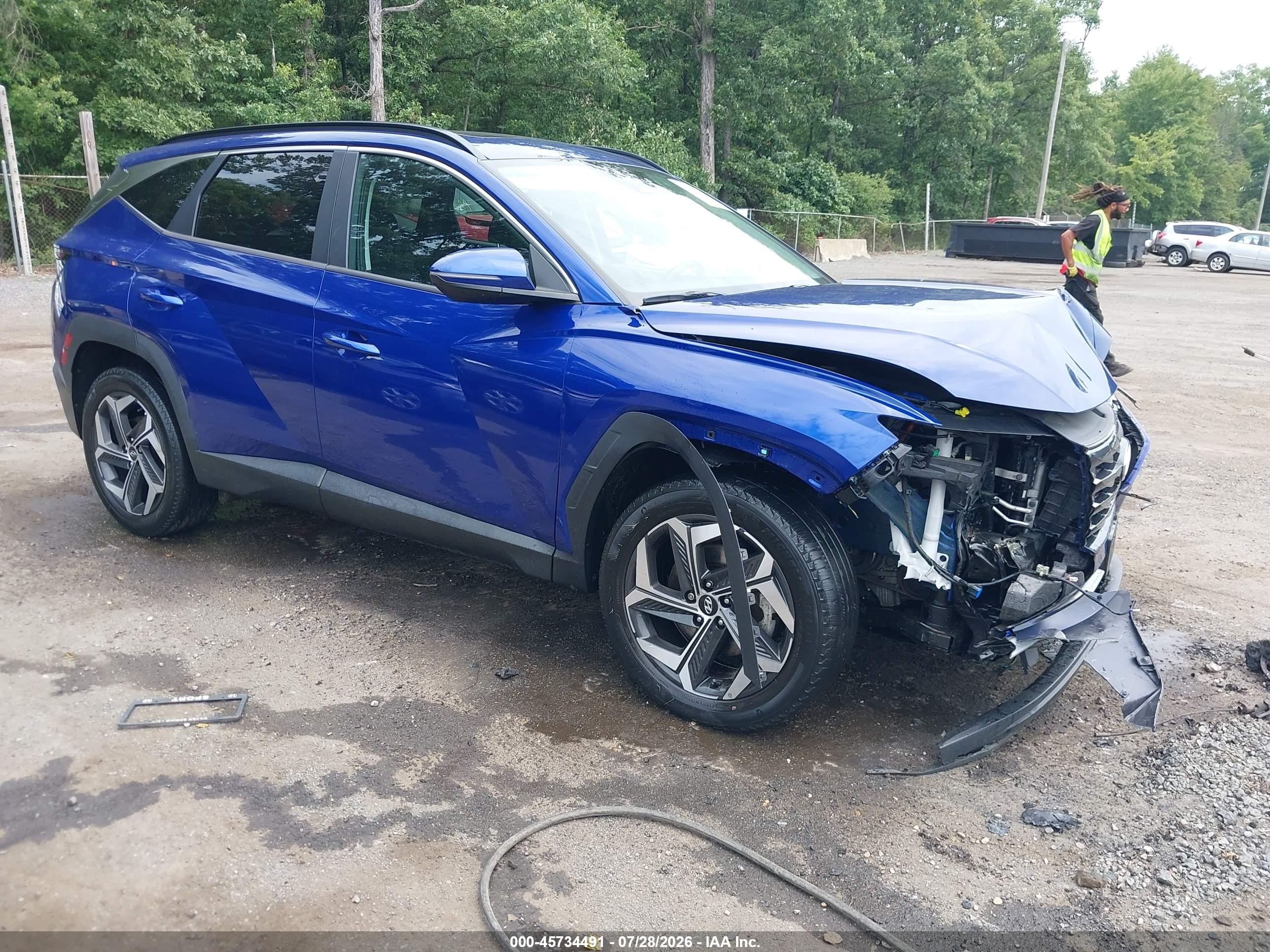 2022 Hyundai Tucson SEL, VIN 5NMJFCAEXNH105859 — Перед