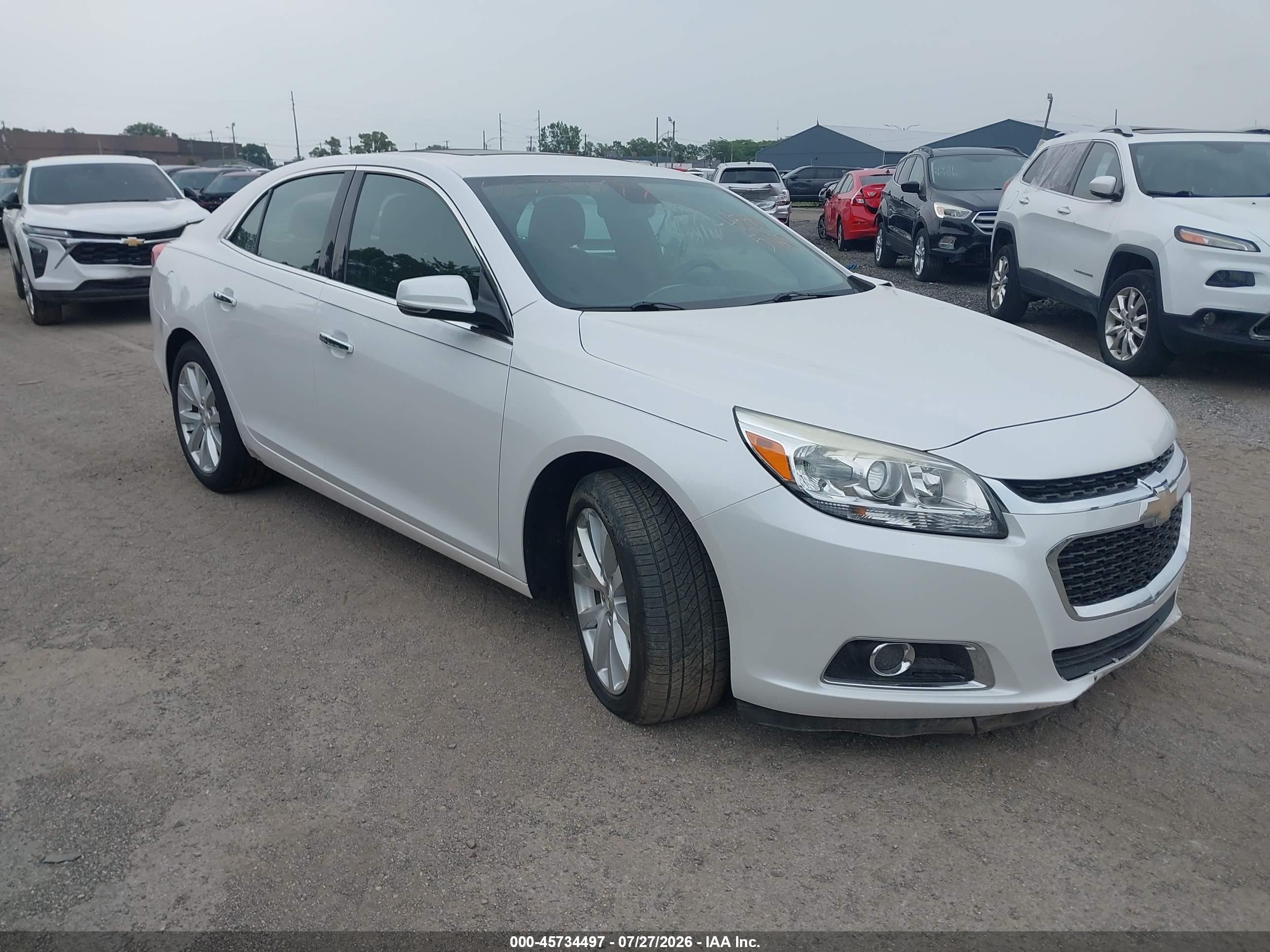 2015 Chevrolet Malibu LTZ, VIN 1G11F5SL5FF270833 — Front end