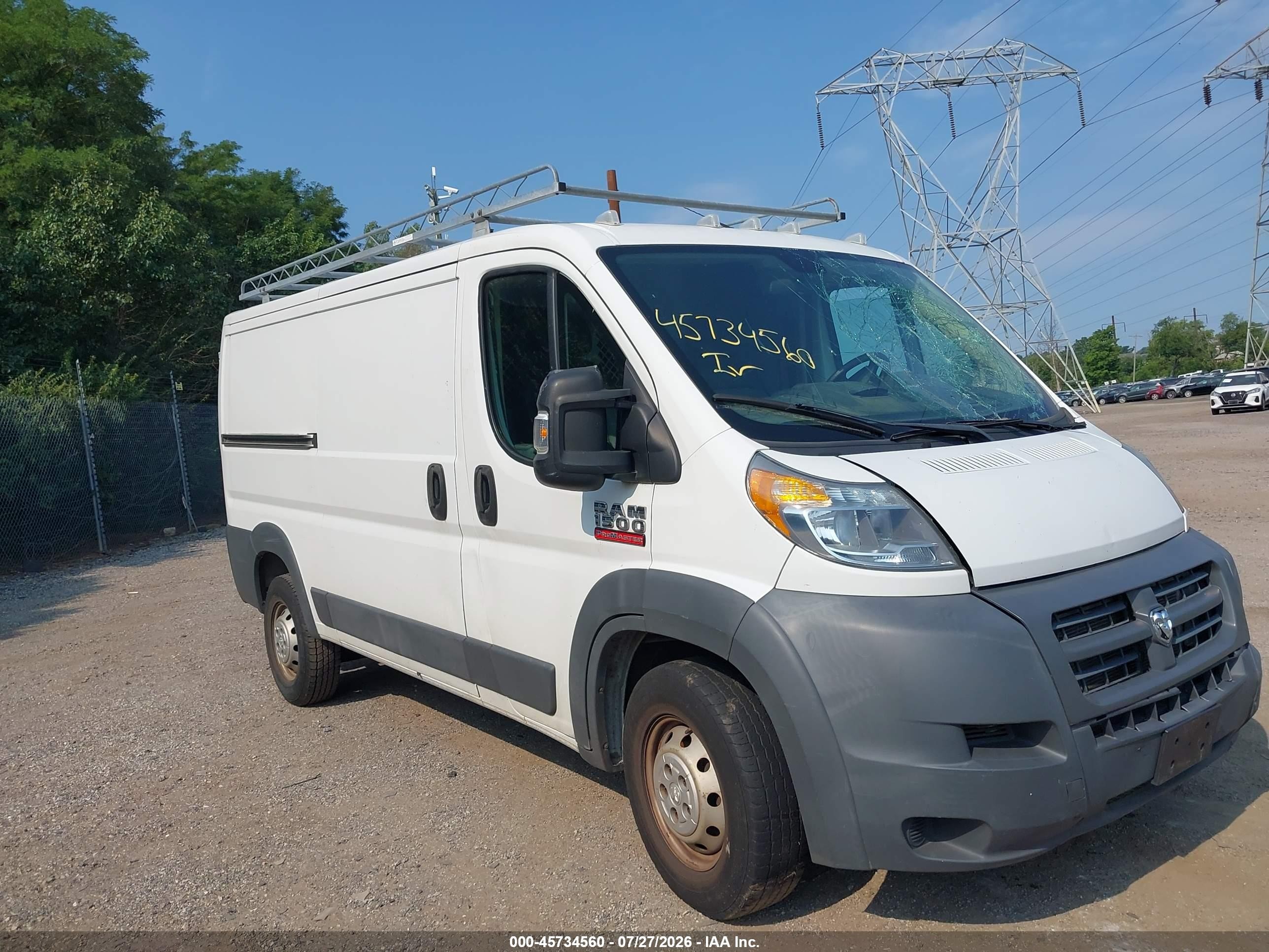 2015 Ram ProMaster Cargo, VIN 3C6TRVAG6FE514728 — Normal wear