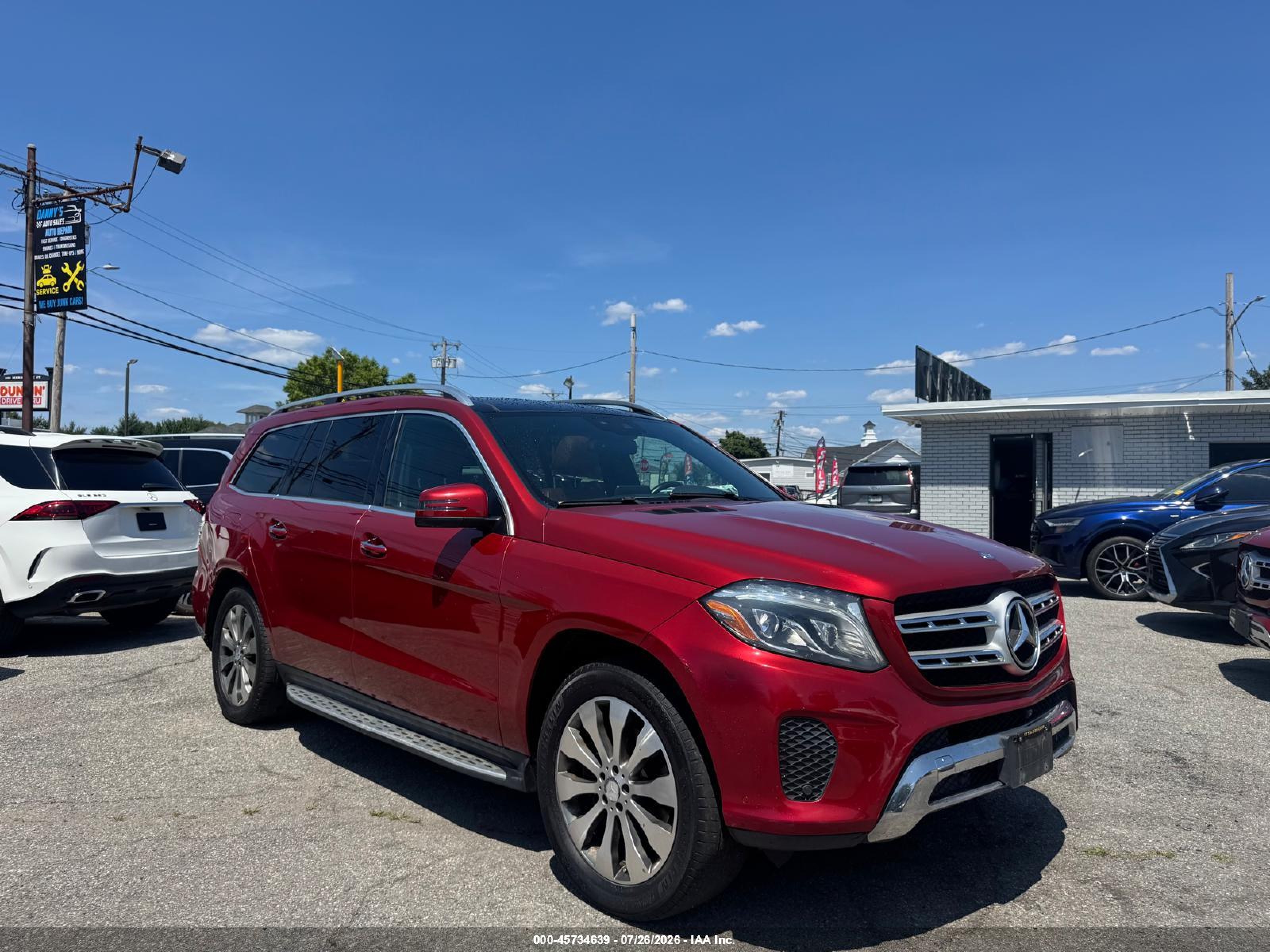 2017 Mercedes-Benz GLS 450, VIN 4JGDF6EE1HA790725 — Not stated