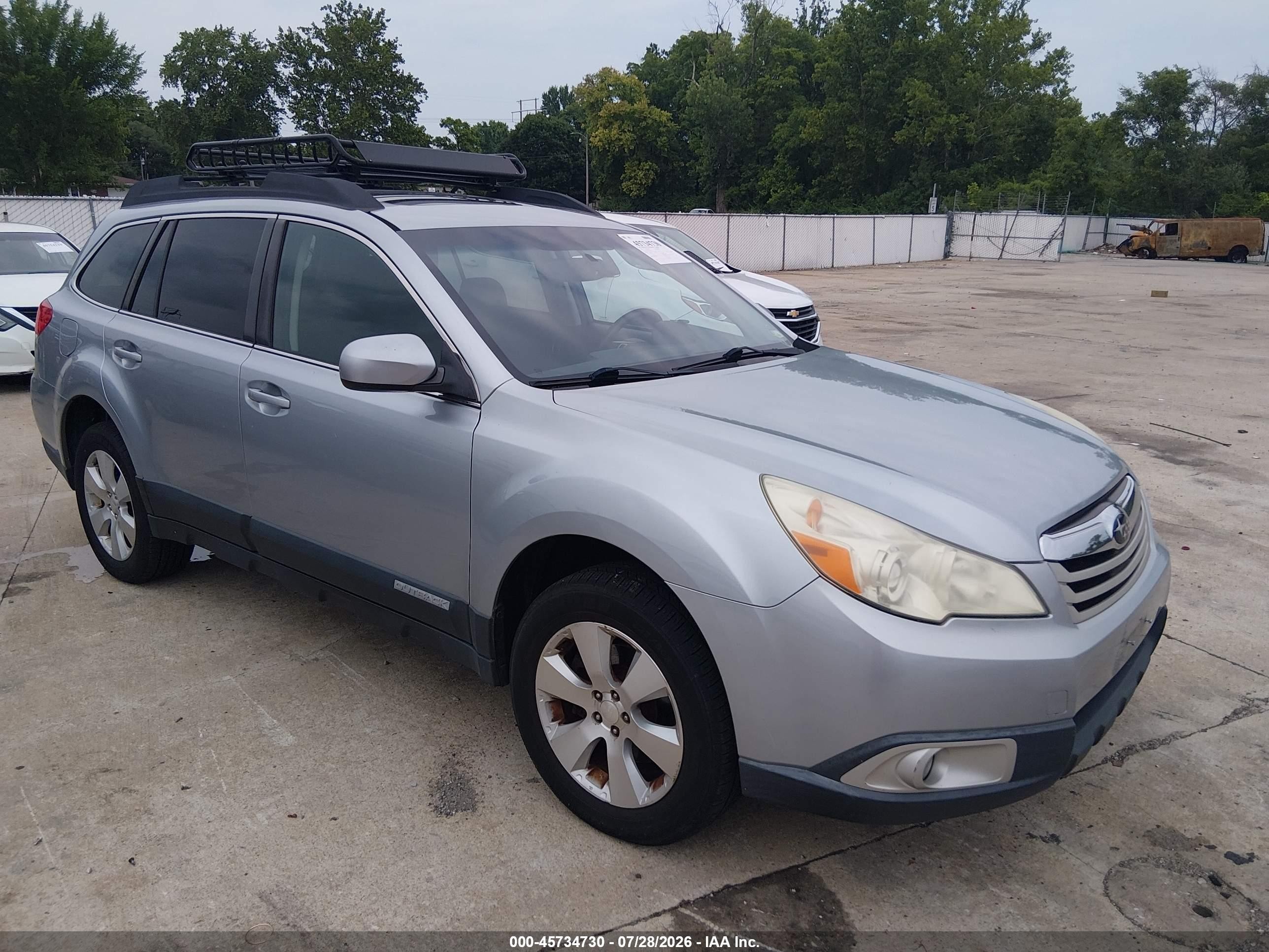 2012 Subaru Outback Premium Power Moon, VIN 4S4BRDGC3C2230853 — Normal wear