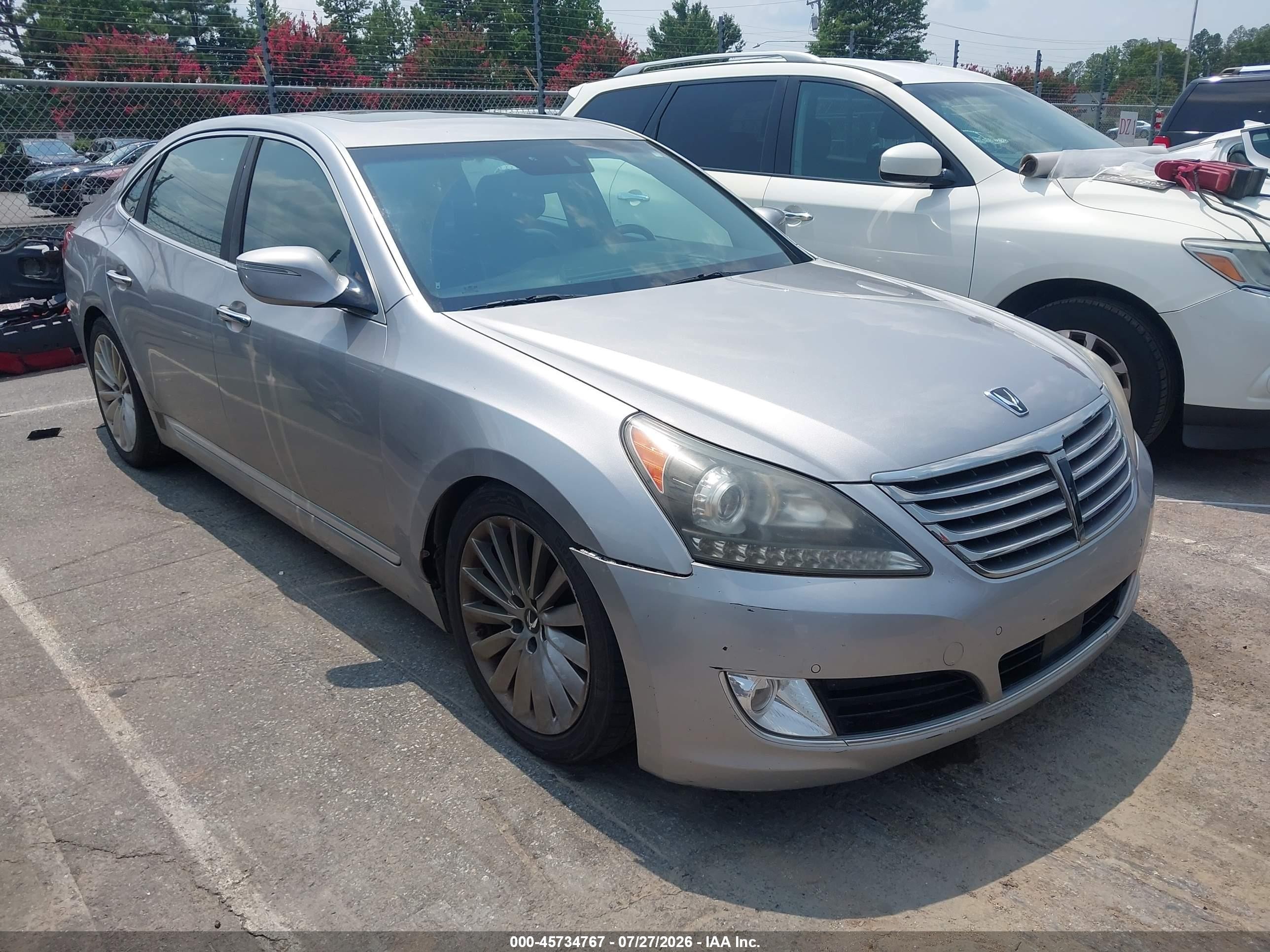 2014 Hyundai Equus Signature, VIN KMHGH4JH2EU078519 — Normal wear