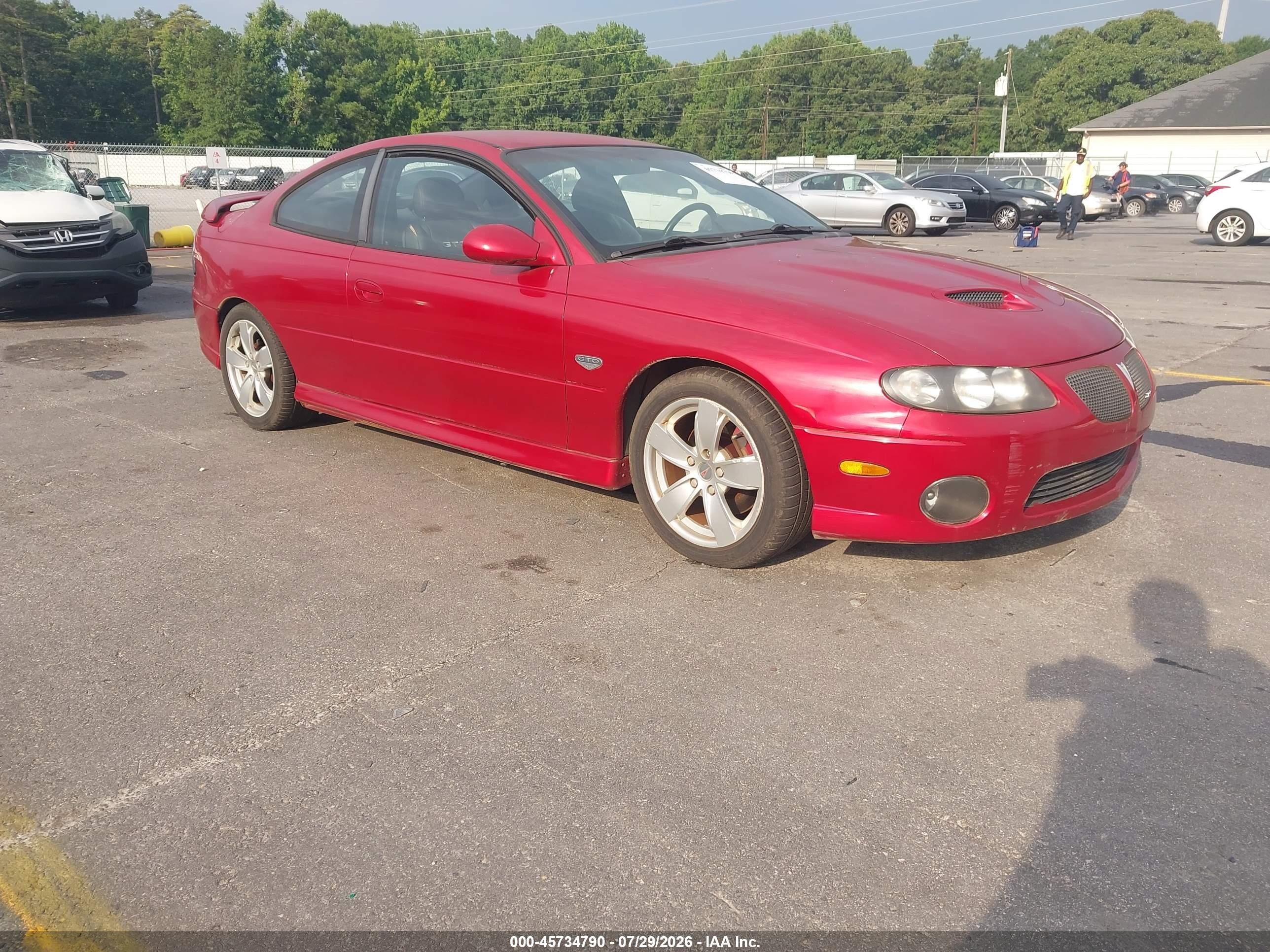 2006 Pontiac GTO, VIN 6G2VX12U96L566762 — Normal wear