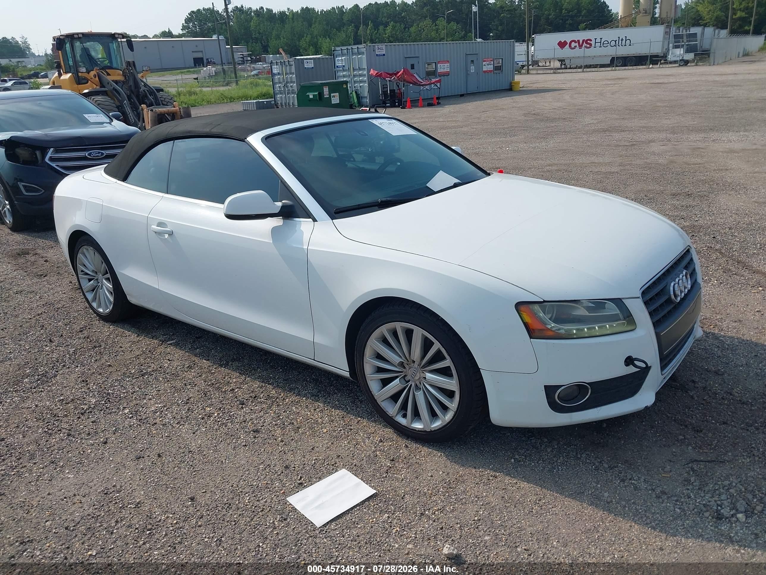 2011 Audi A5 Premium Plus, VIN WAUJFAFH8BN000322 — Normal wear