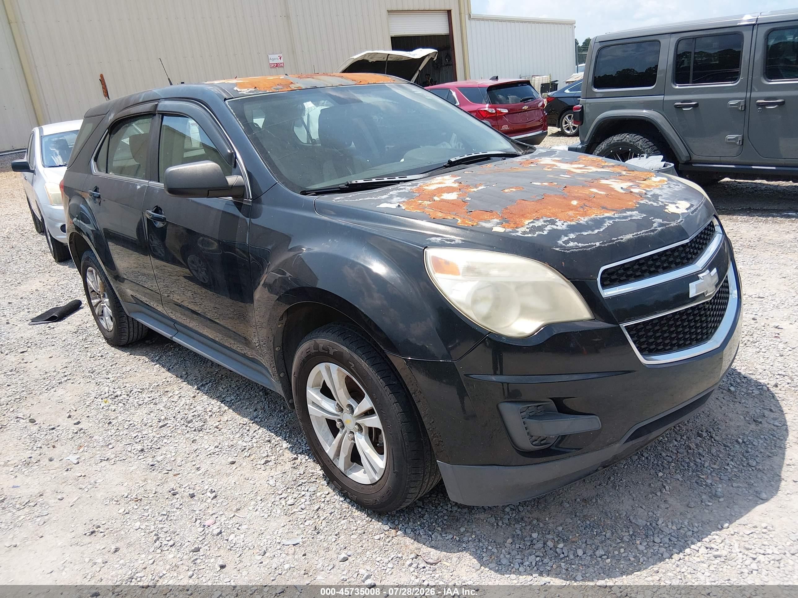 2011 Chevrolet Equinox LS, VIN 2CNALBEC0B6256767 — Normal wear