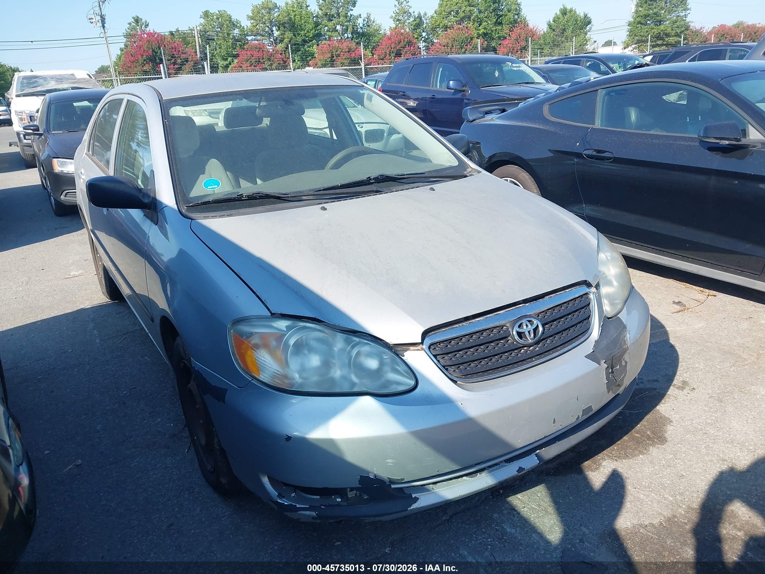 2008 Toyota Corolla LE, VIN 1NXBR32E88Z045129 — Normal wear